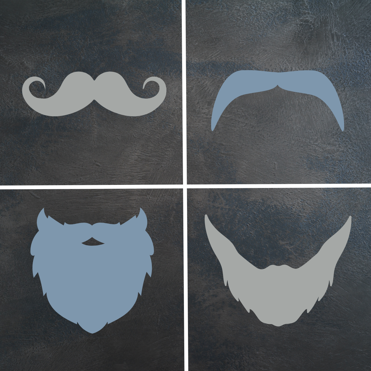 Theatrical Mustaches and Beards