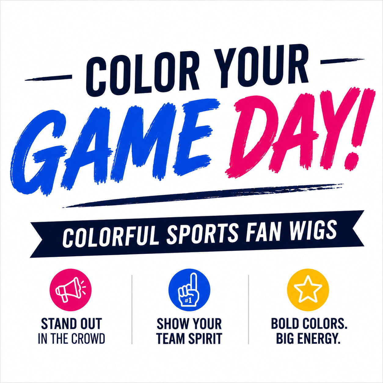 Sports Fan Wigs