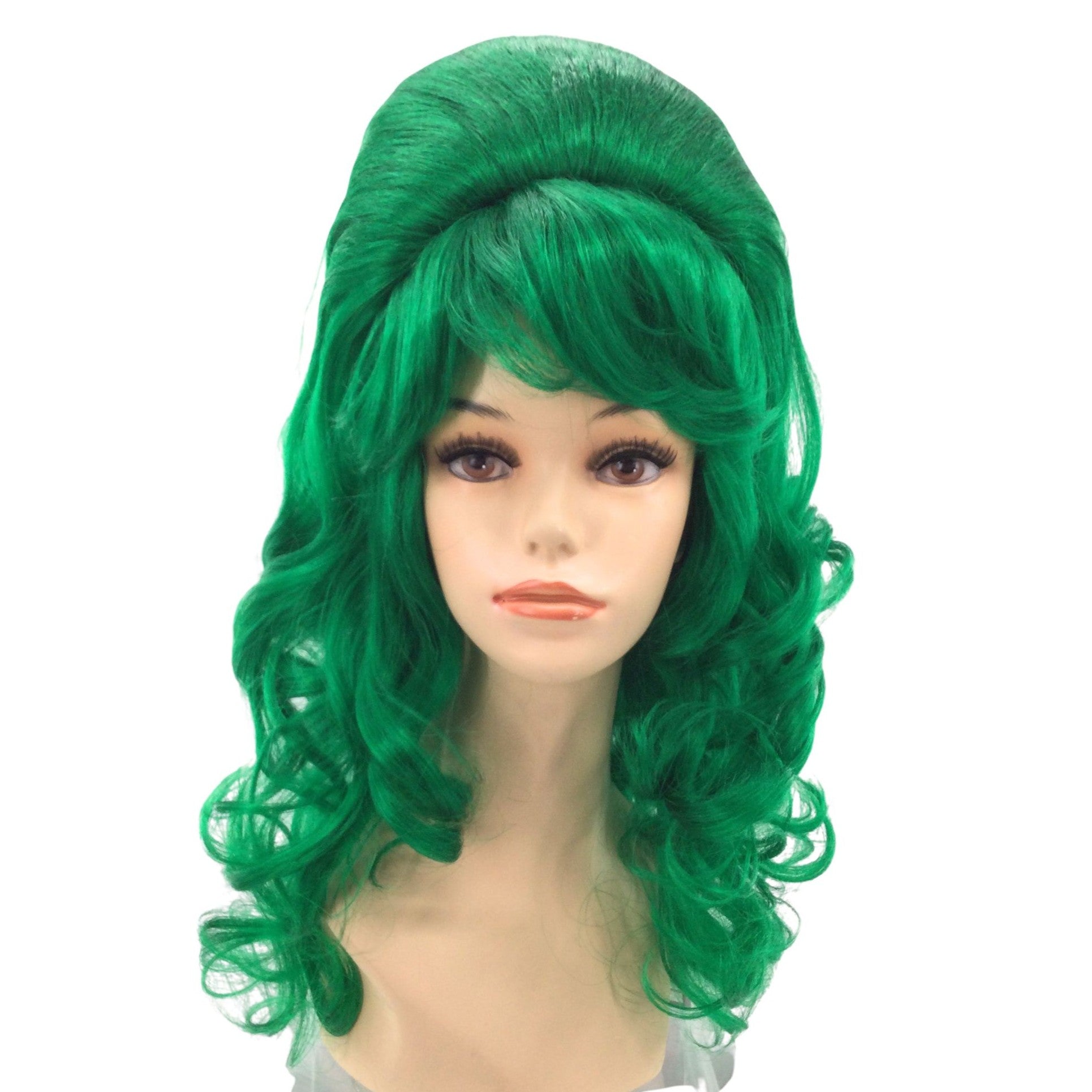 1960’s Retro Curly Beehive Theatrical Wig in Fun Party Colors