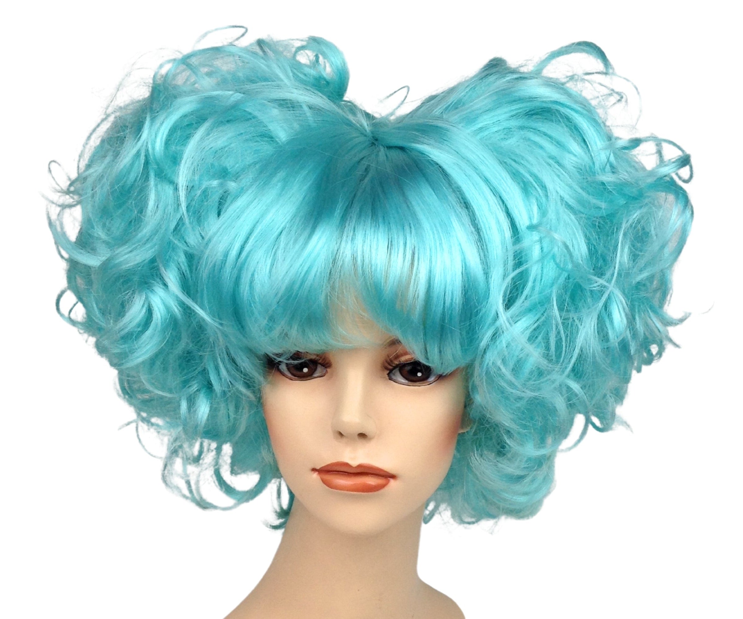 POM-POM Rave/Anime Theatrical Costume Wig in Fun Colors