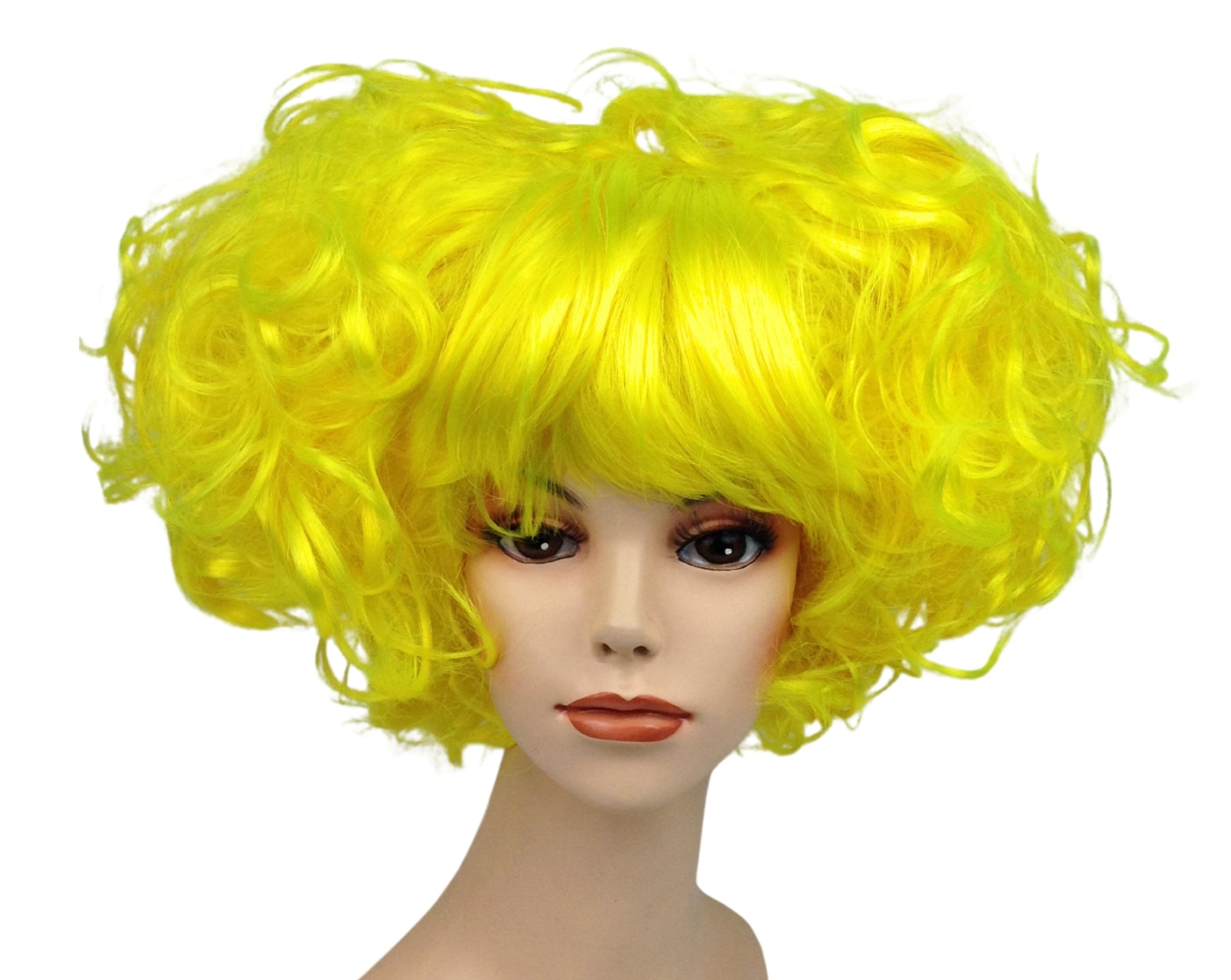 POM-POM Rave/Anime Theatrical Costume Wig in Fun Colors