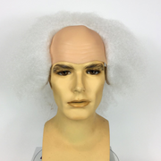 DOC BROWN Inspired Theatrical Bald Cap Wig
