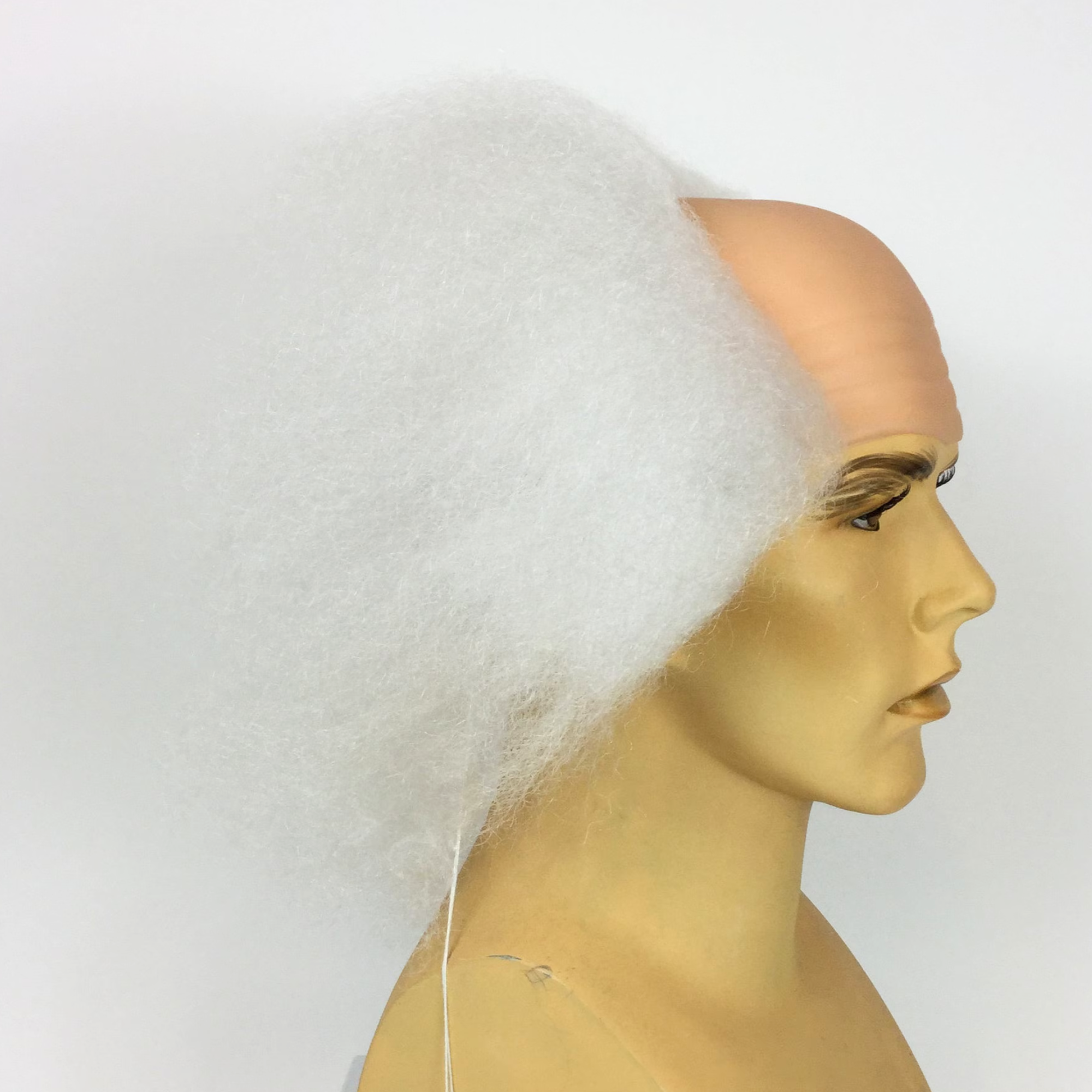 DOC BROWN Inspired Theatrical Bald Cap Wig