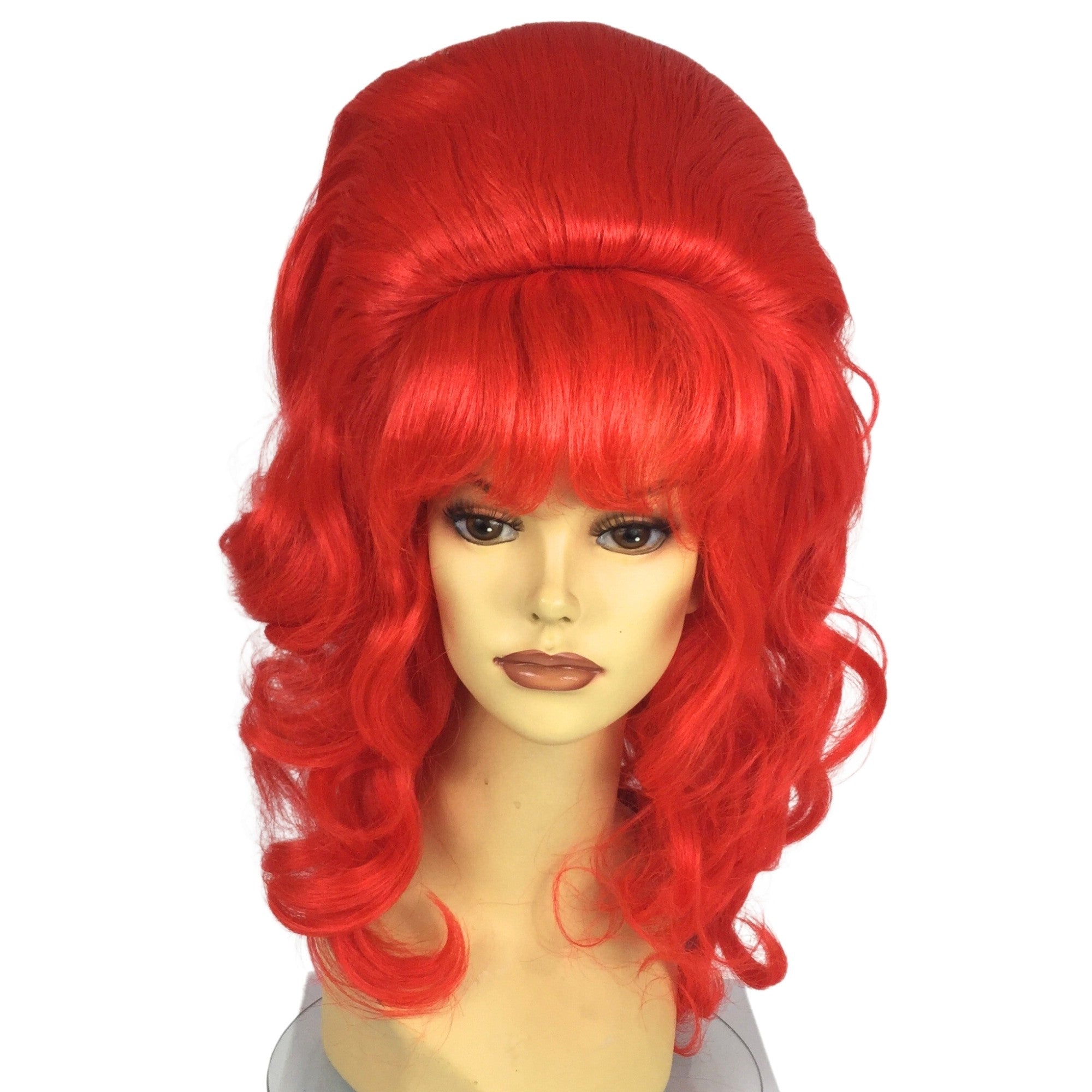 1960’s Retro Curly Beehive Theatrical Wig in Fun Party Colors
