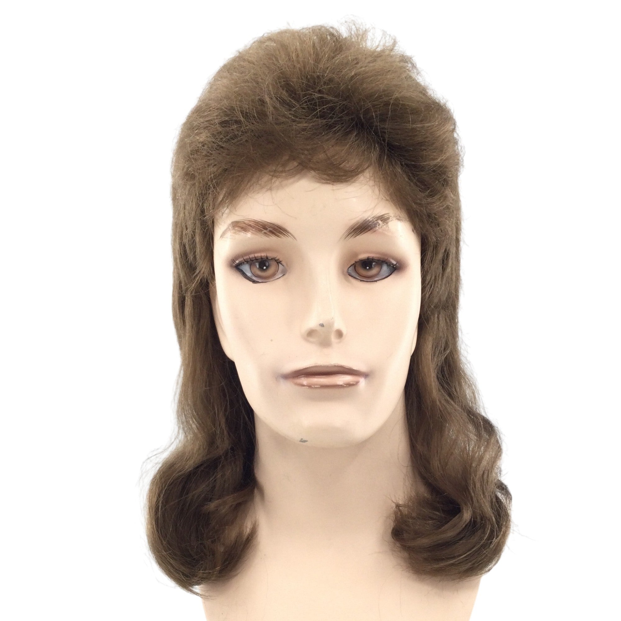 1980's Mullet Theatrical Wig in Natural Colors