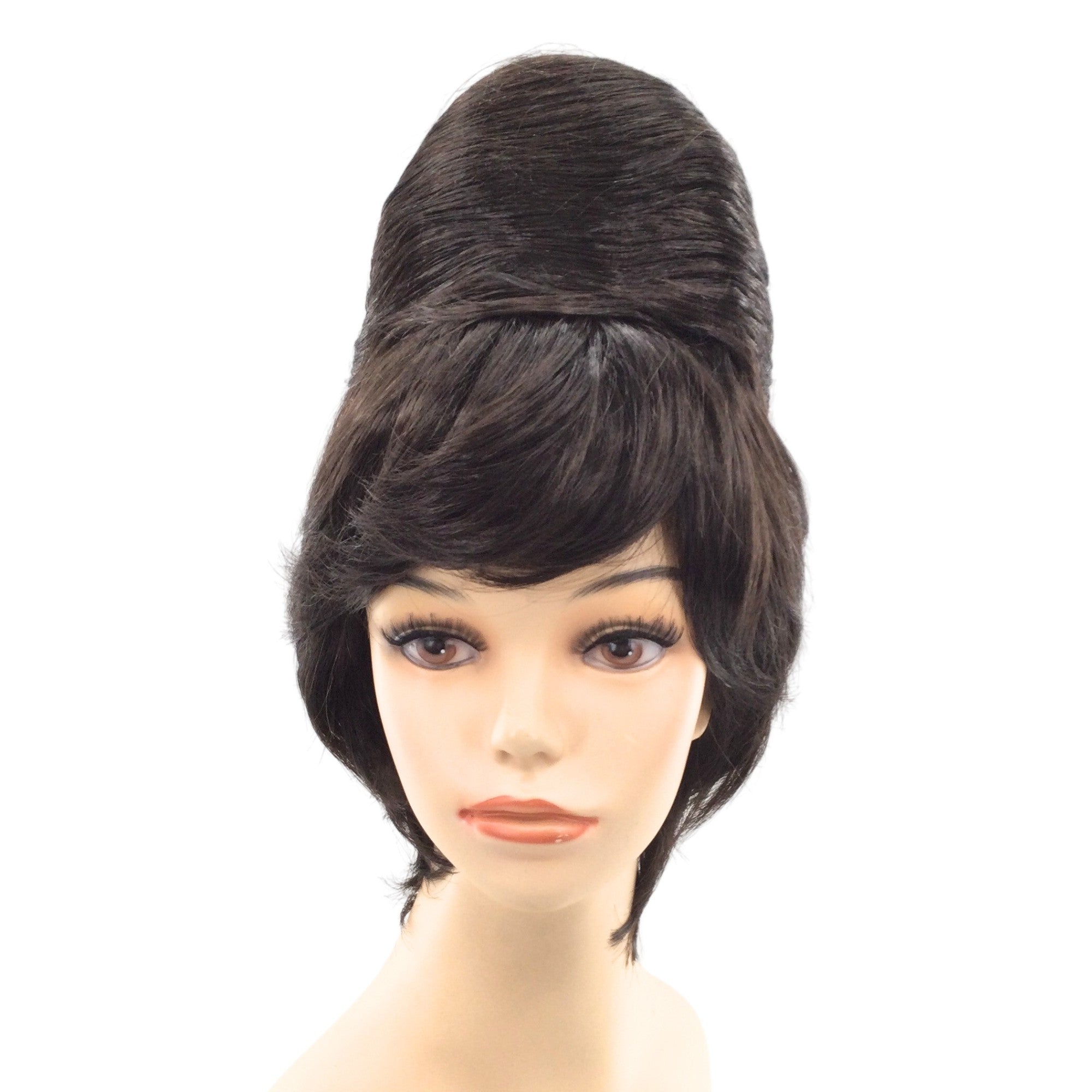 1950’s Round Beehive Theatrical Wig in Natural Colors