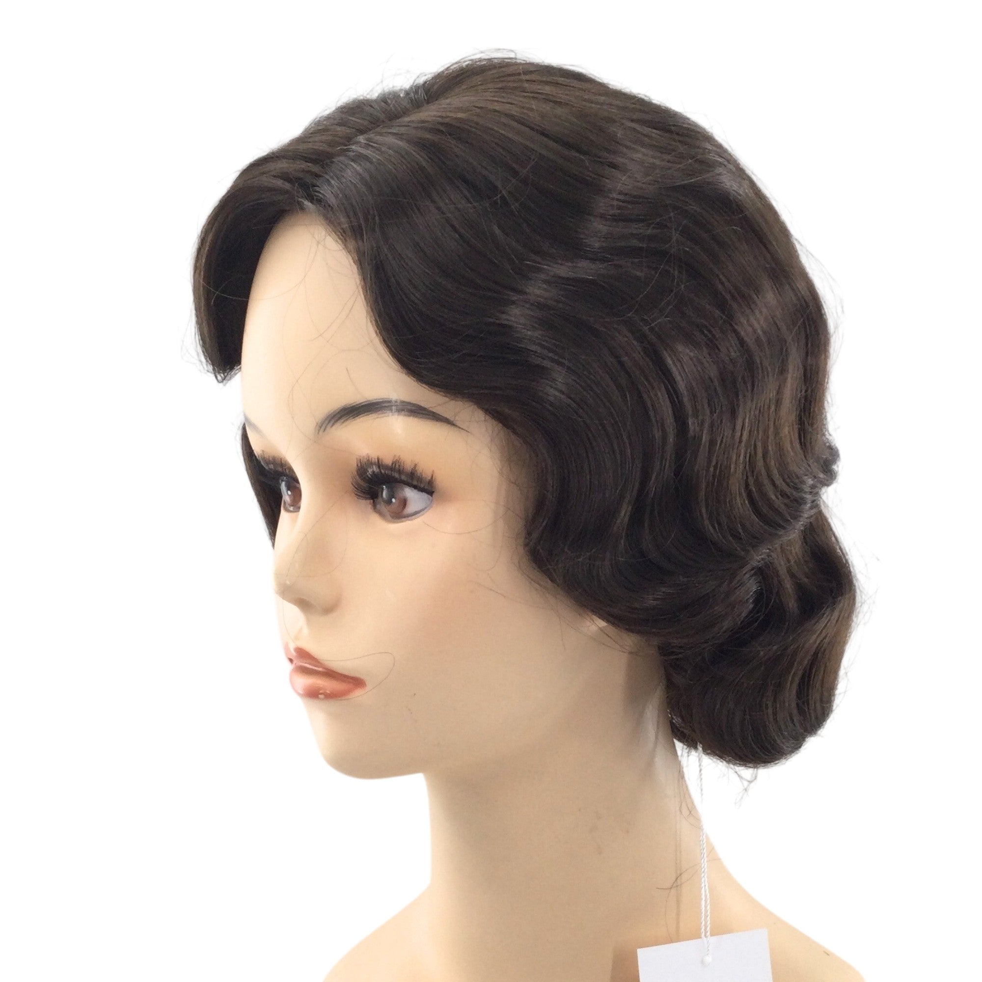 1920’s Finger Wave Vintage Style Flapper Theatrical Wig