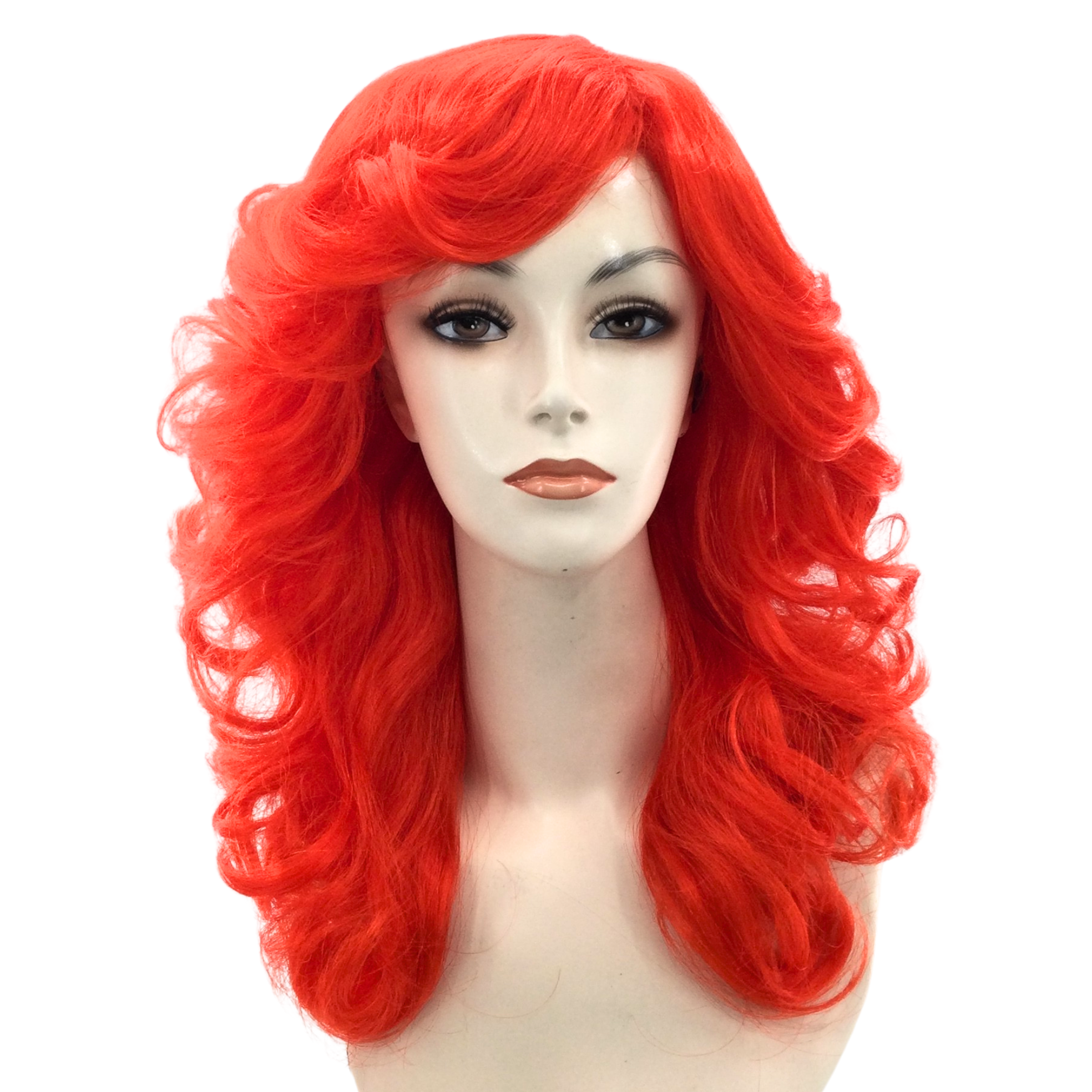 1980's Disco Queen Feathery Theatrical Costume Wig in Fun Party Colors