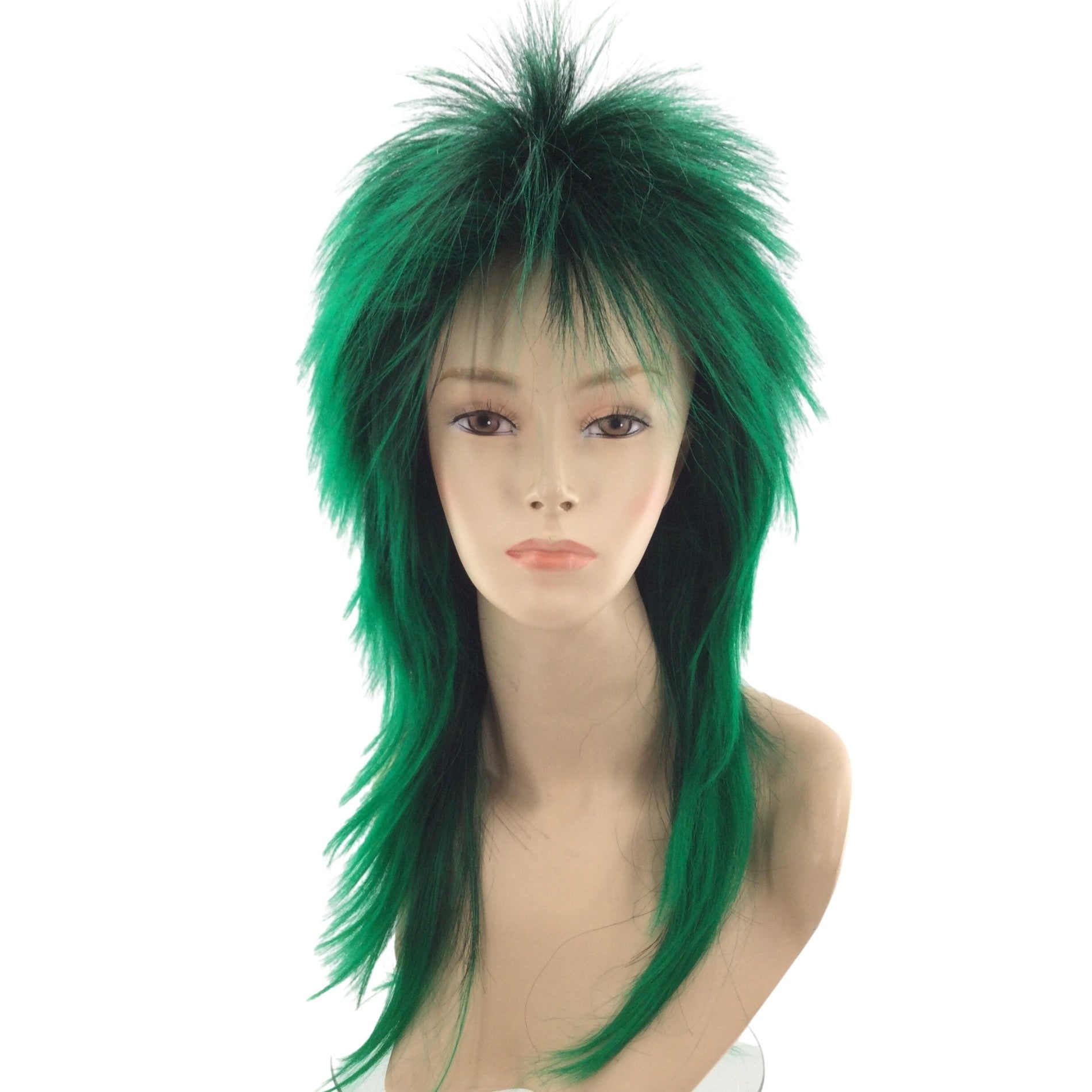 1980’s Spiky Punk Rocker Unisex Wig in Fun Party Colors