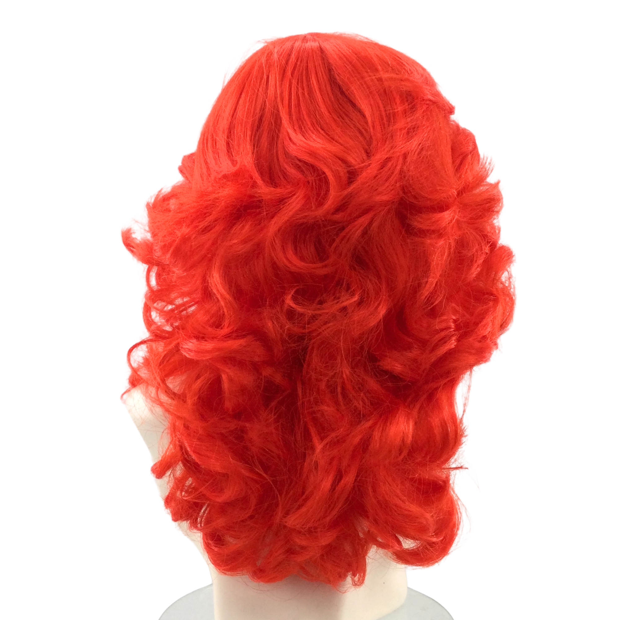 1980's Disco Queen Feathery Theatrical Costume Wig in Fun Party Colors