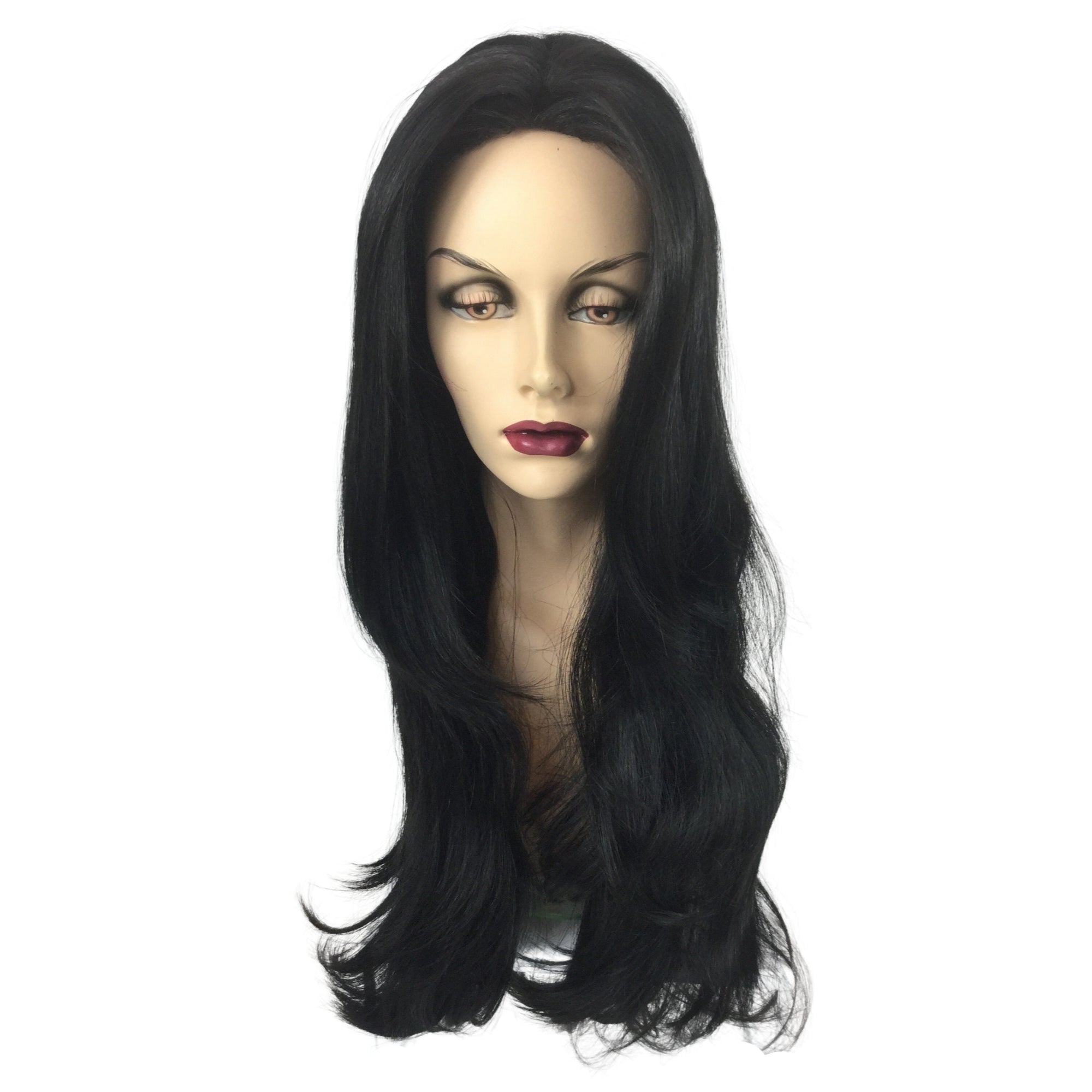 MORTICIA ADDAMS Theatrical Costume Wig