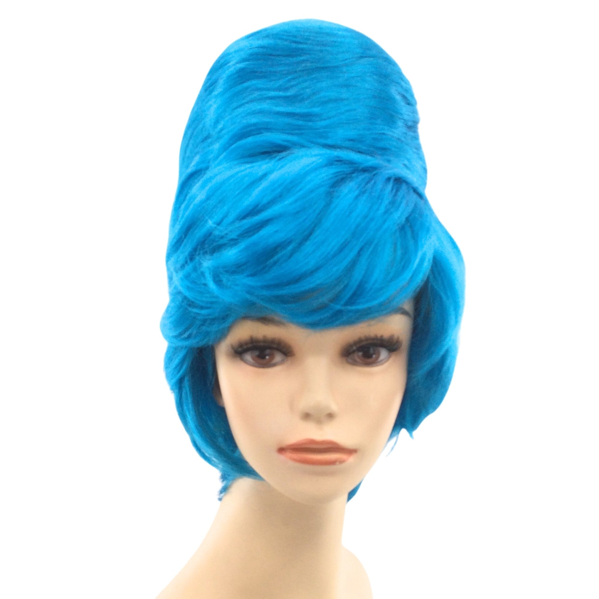 1950’s Round Beehive Theatrical Wig in Fun Colors