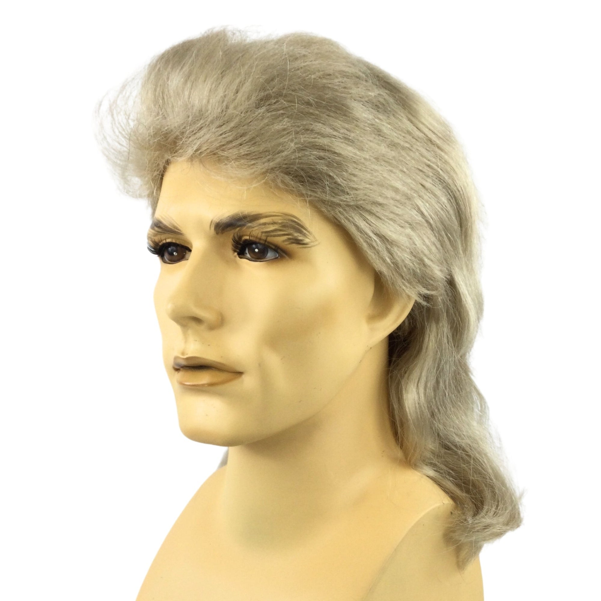 1980's Mullet Theatrical Wig in Natural Colors
