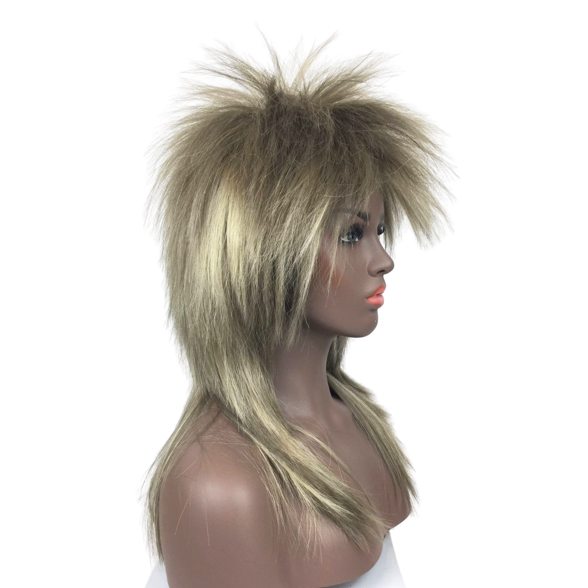 1980's TINA TURNER Style Theatrical Costume Wig