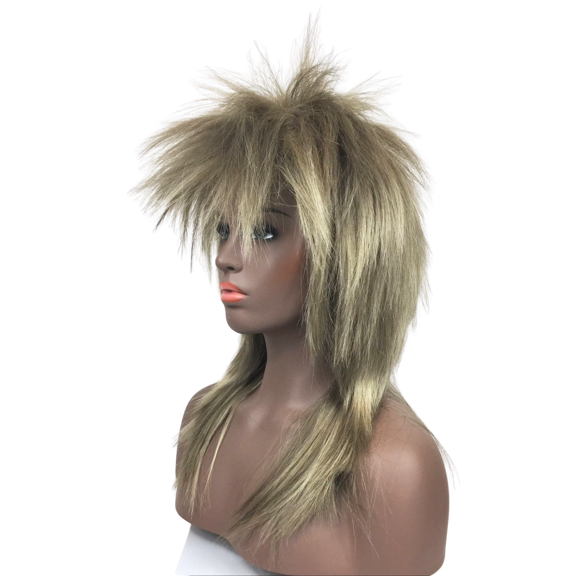 1980's TINA TURNER Style Theatrical Costume Wig