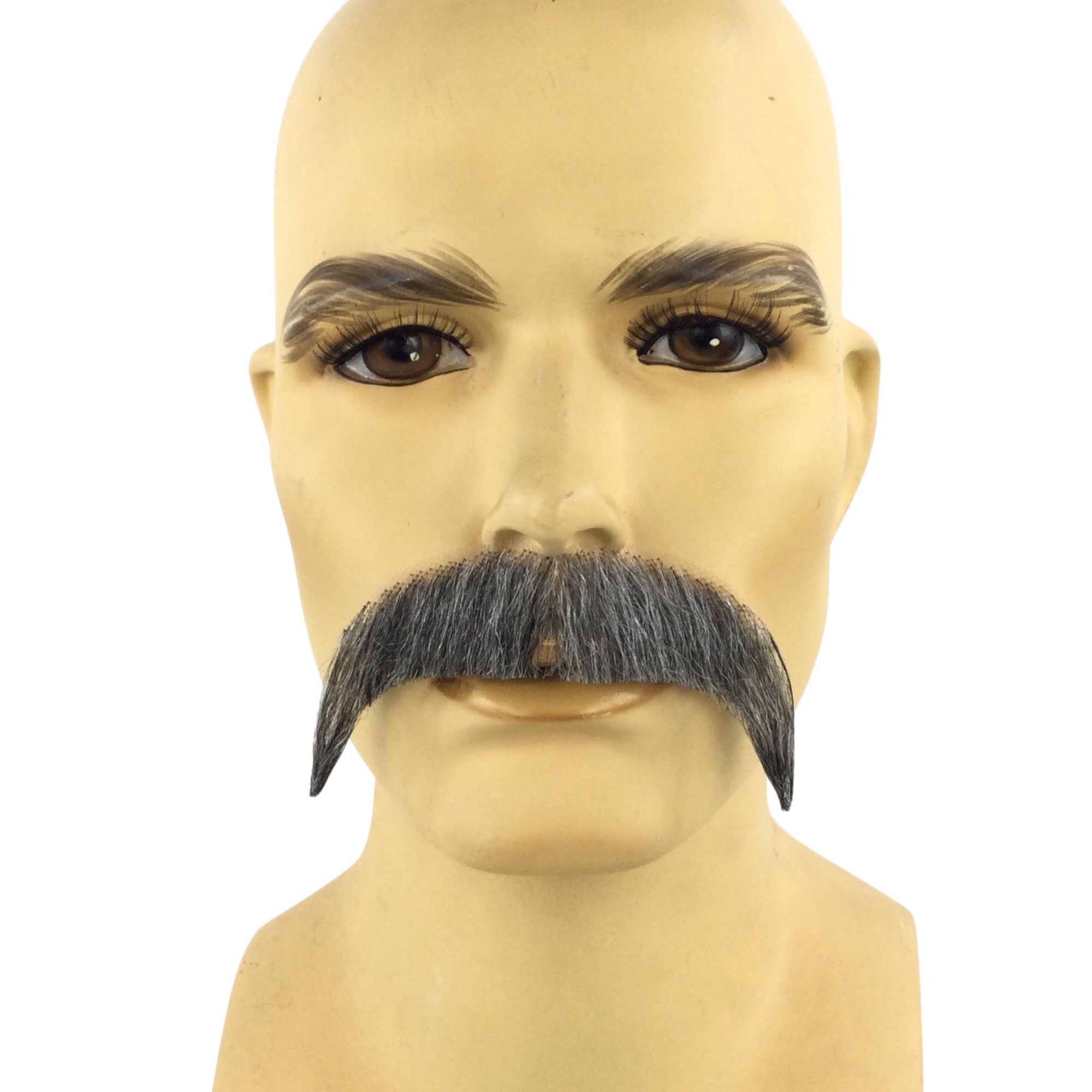 Theatrical Quality Full Rounded Premium Mustache - 11 Colors
