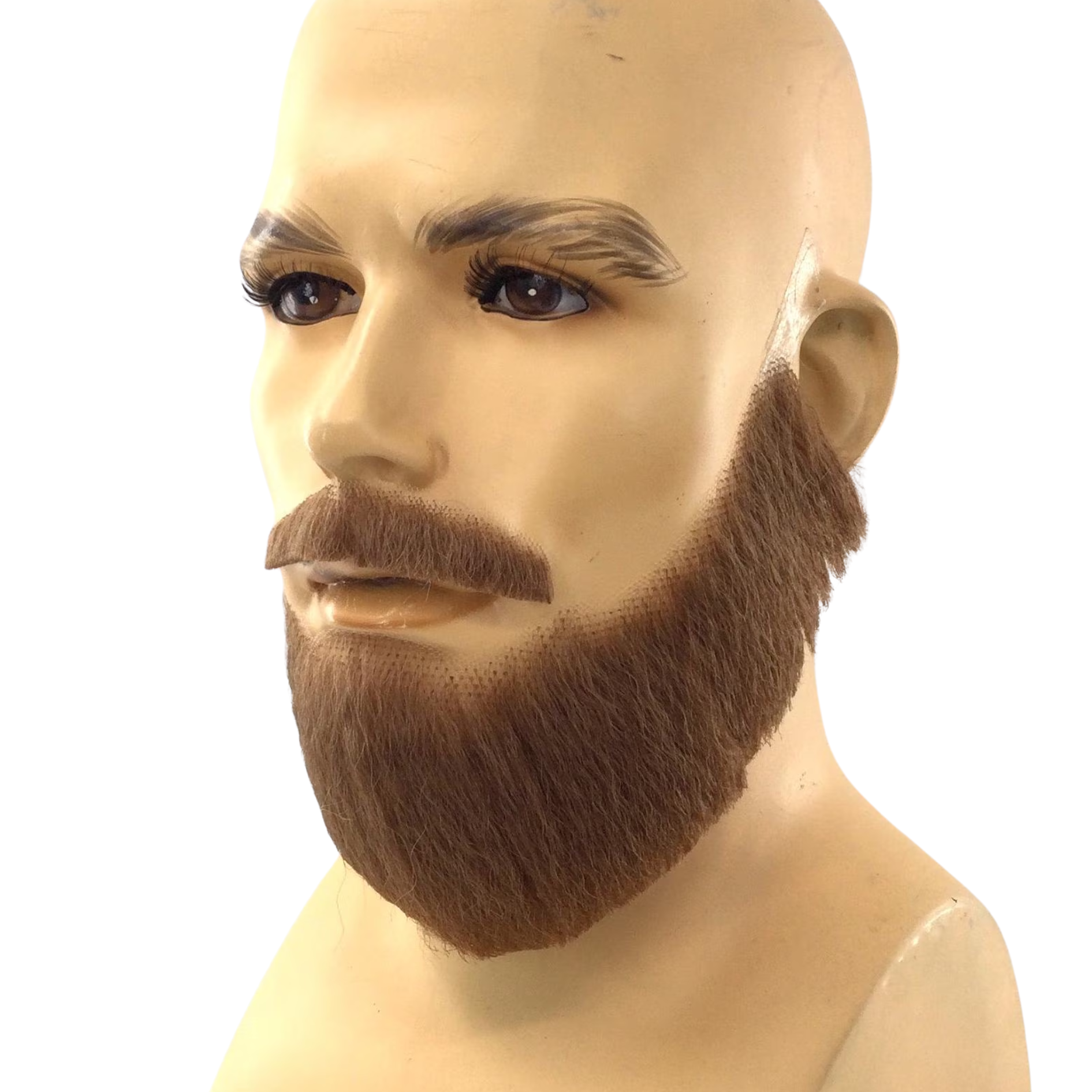 Theatrical Quality Coach Beard Style Premium Mustache & Beard Set