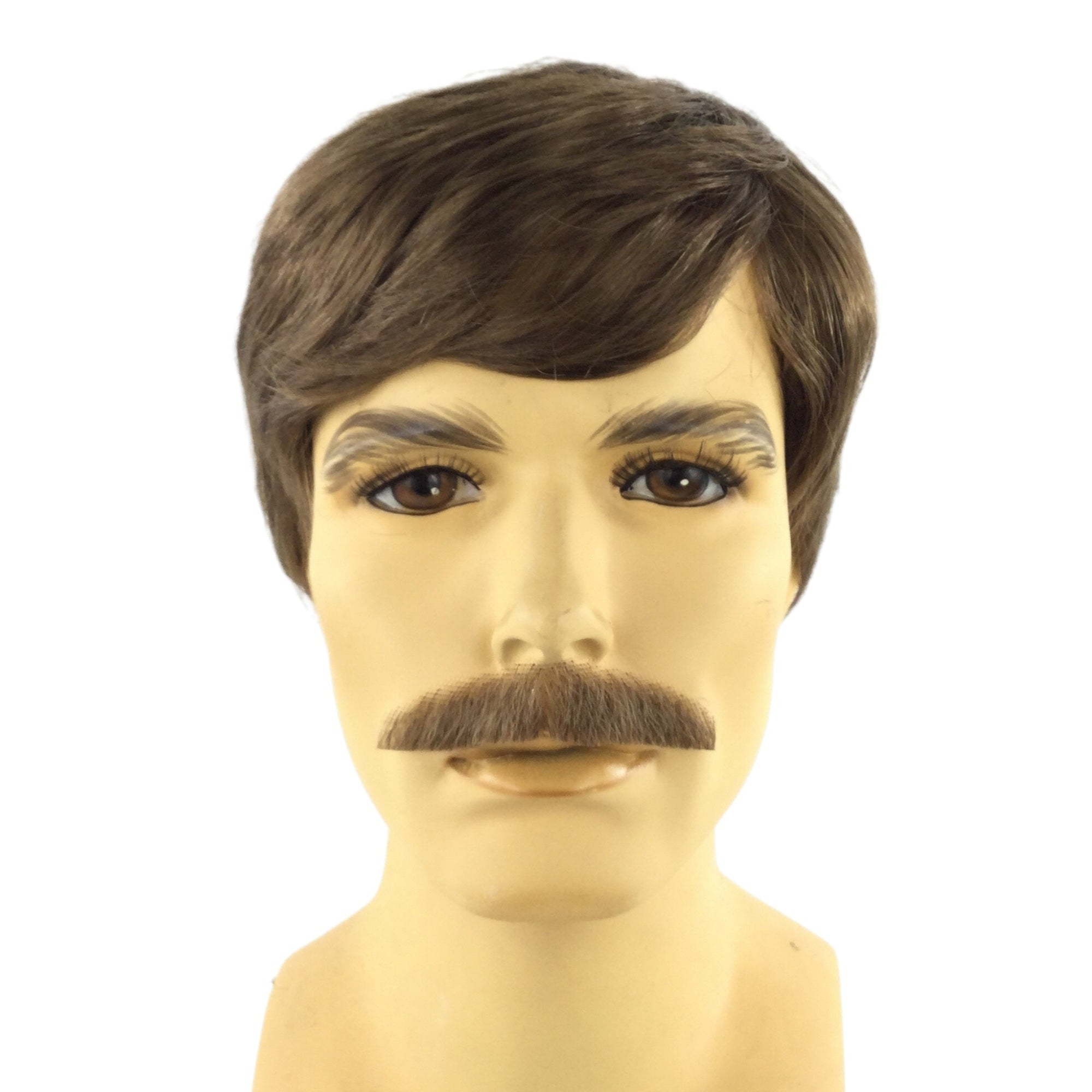 UNCLE RICO Theatrical Wig & Mustache Set