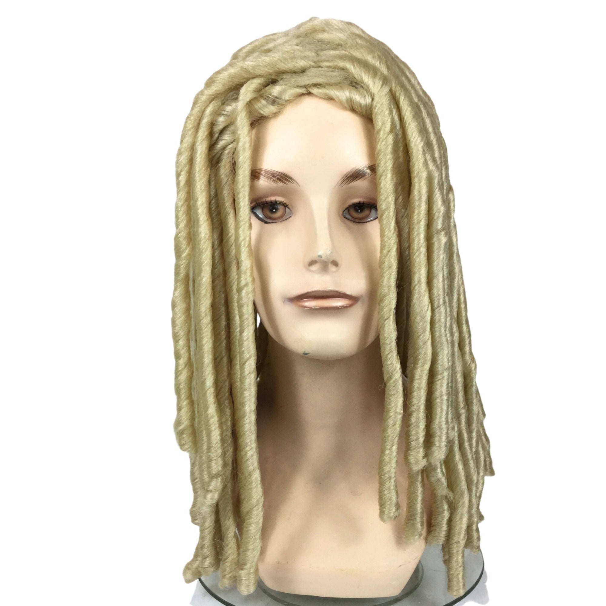Dread Lock Rasta Theatrical Costume Wig in Natural Colors