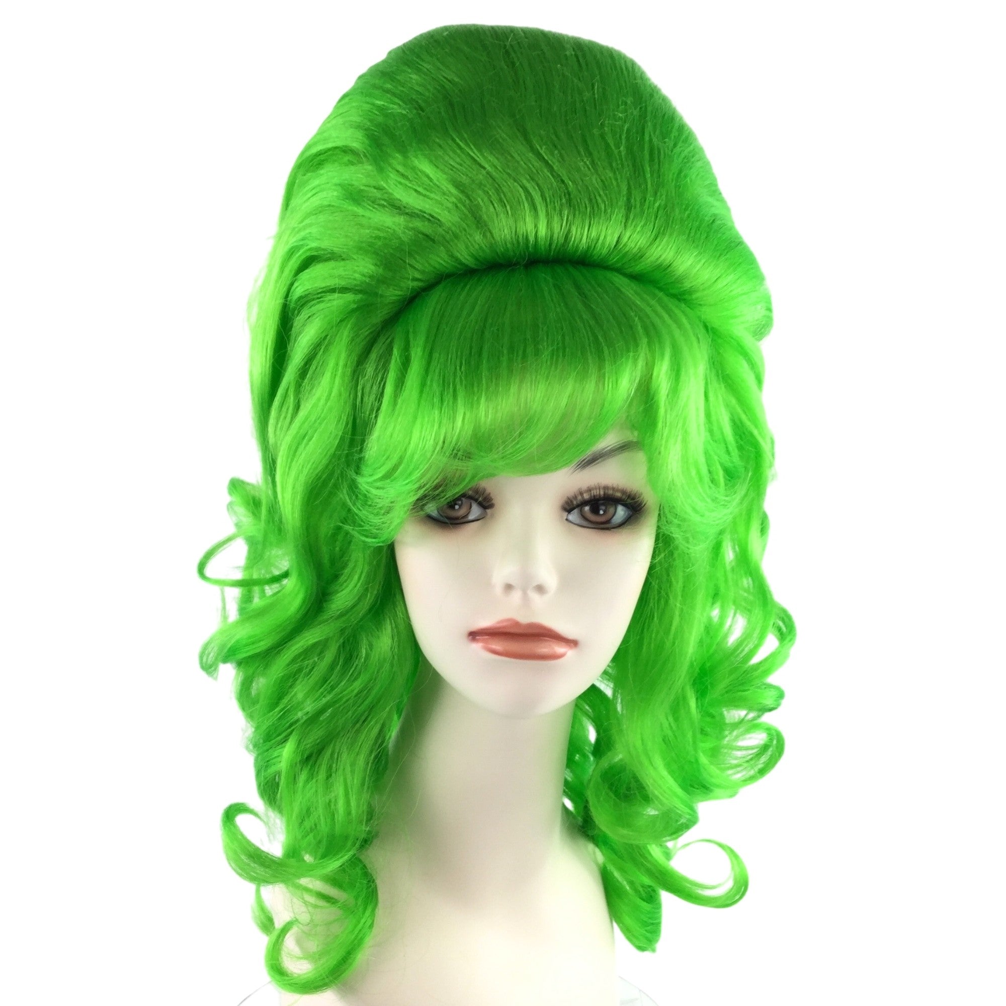 1960’s Retro Curly Beehive Theatrical Wig in Fun Party Colors