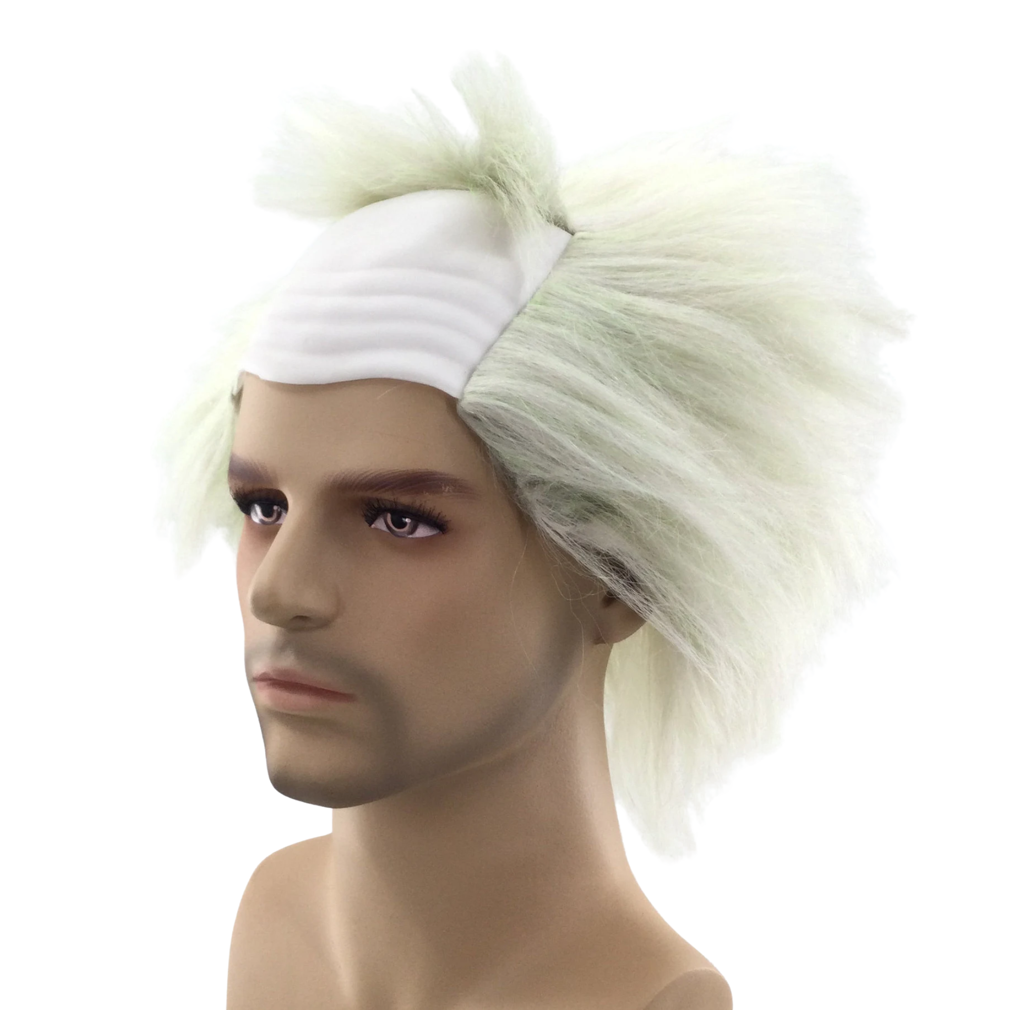 Crazy Dead Guy Theatrical Bald Cap Wig