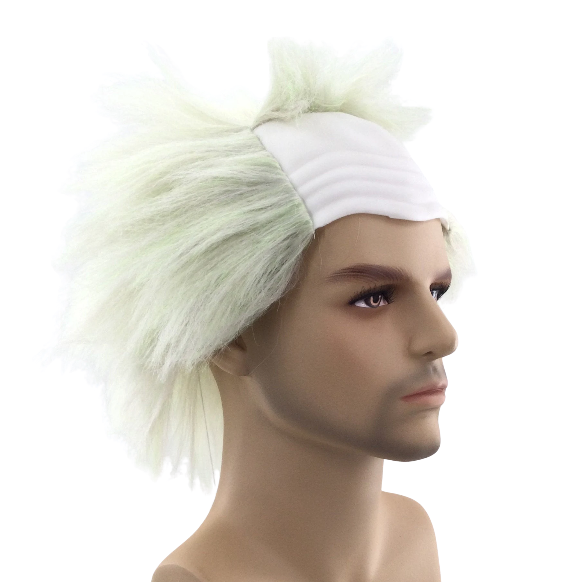 Crazy Dead Guy Theatrical Bald Cap Wig
