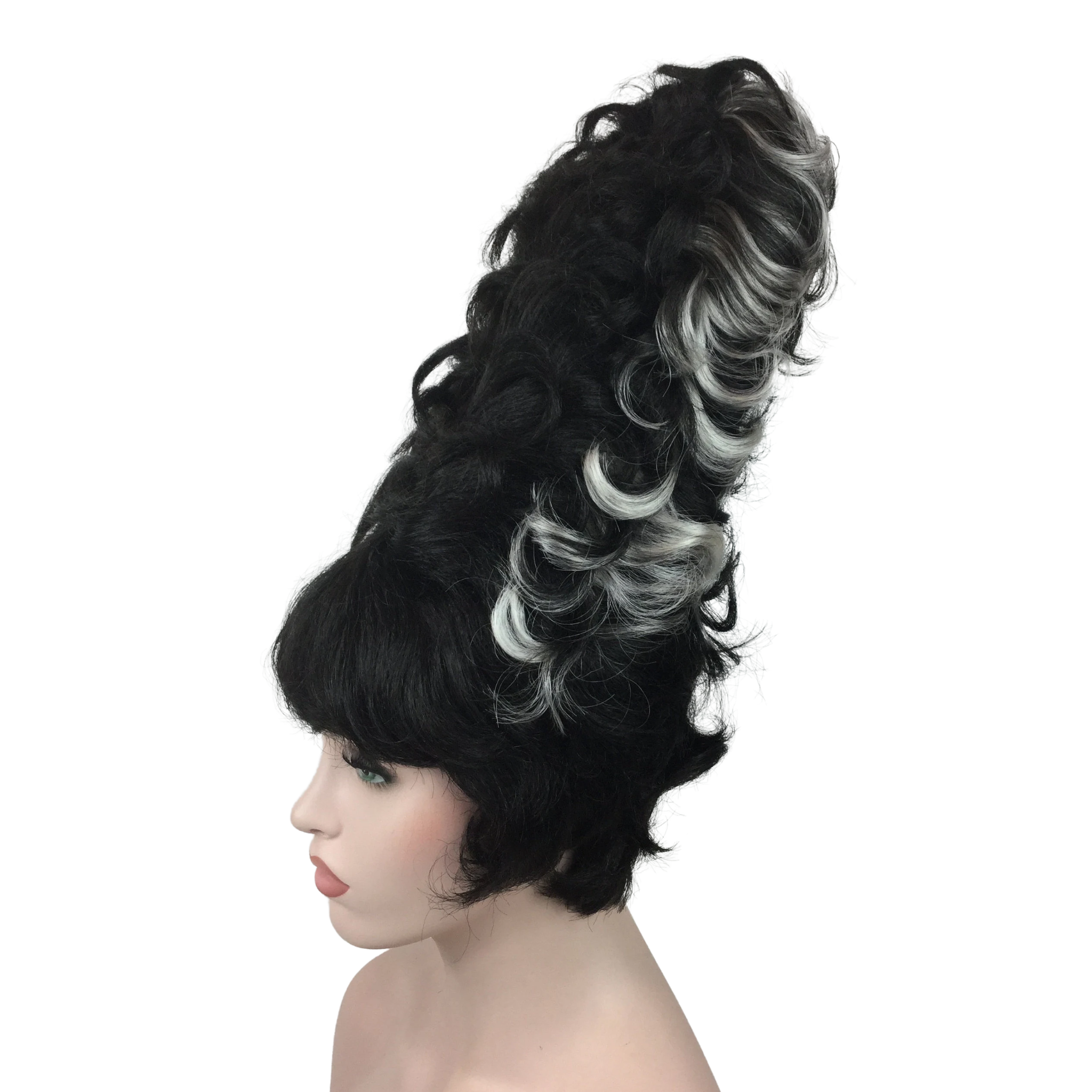 BRIDE OF FRANKENSTEIN Theatrical Costume Beehive Wig