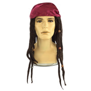 PIRATE CAPTAIN Theatrical Costume Wig