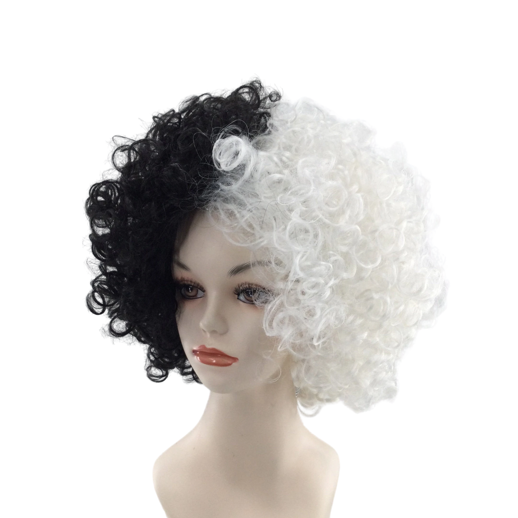 Cruel Punk Girl Curly Theatrical Costume Wig