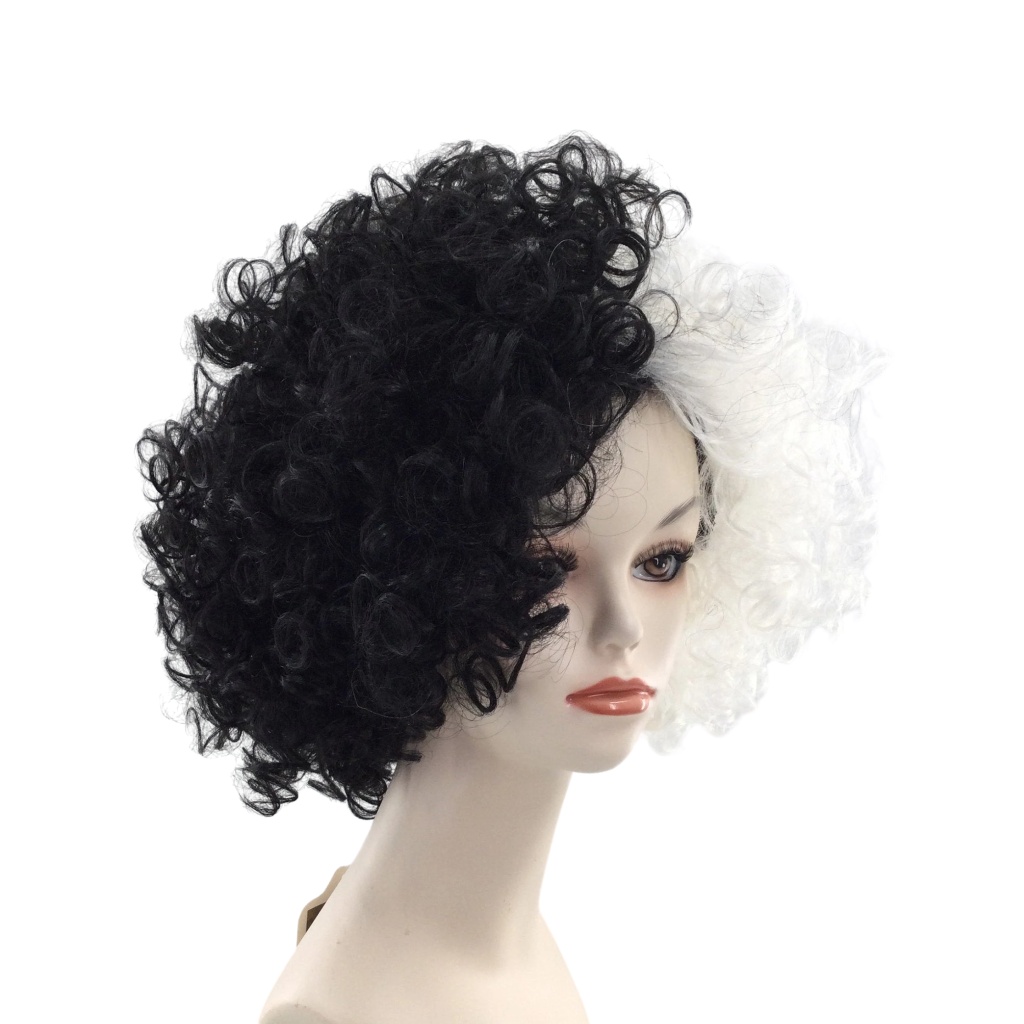 Cruel Punk Girl Curly Theatrical Costume Wig
