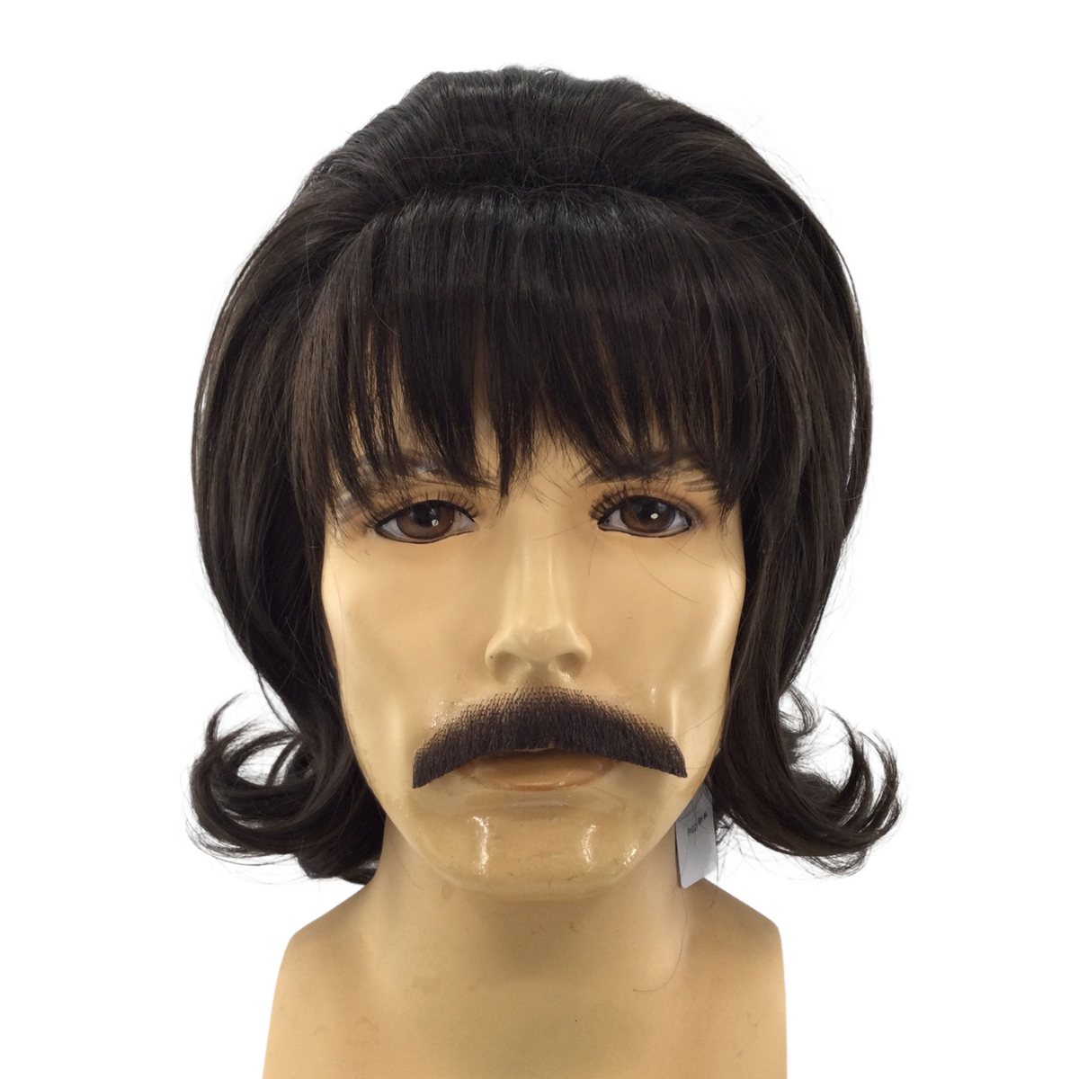 I Want to Break Free Beehive Wig & Mustache Set