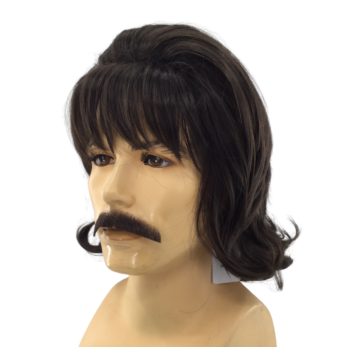 I Want to Break Free Beehive Wig & Mustache Set