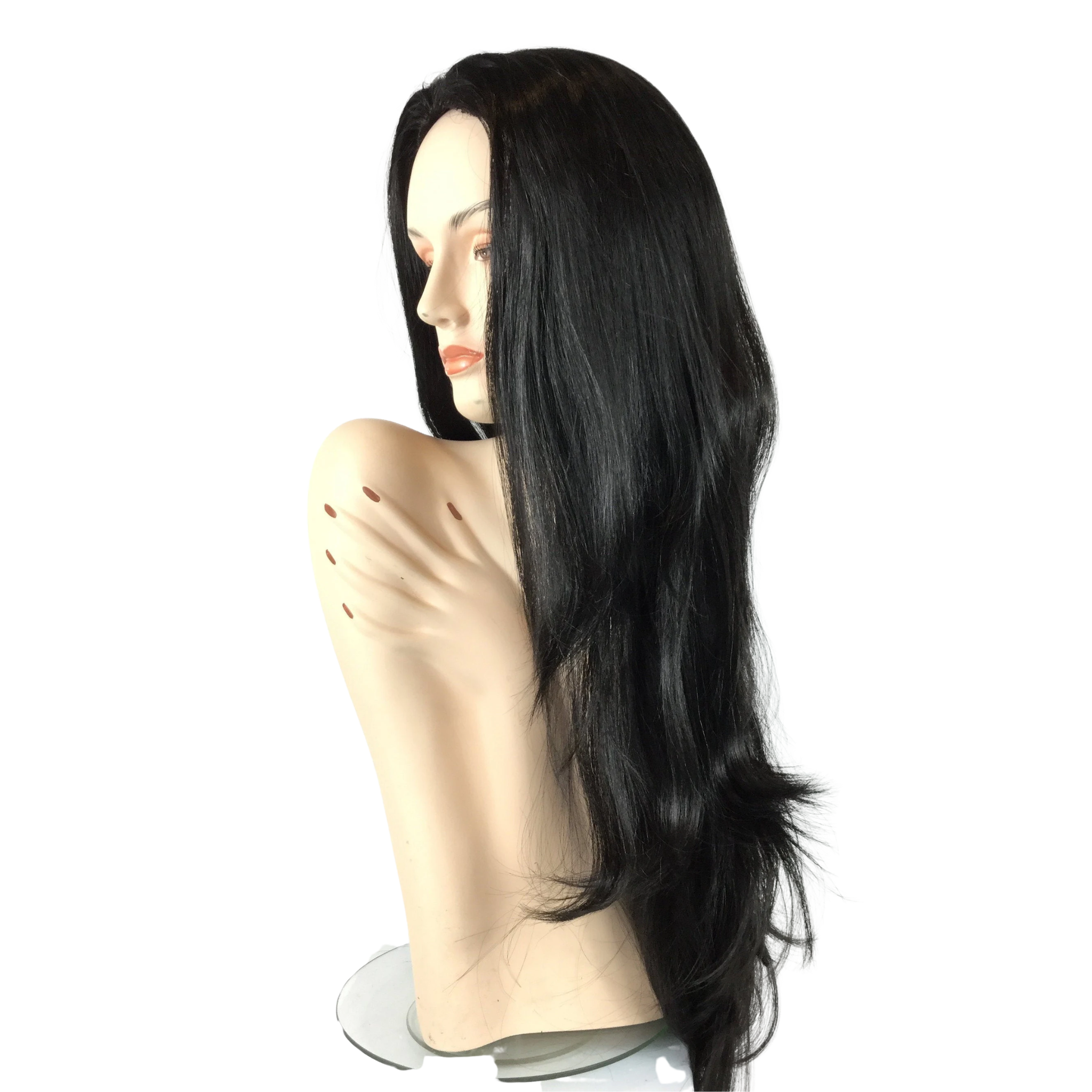 MORTICIA ADDAMS Theatrical Costume Glamour Wig