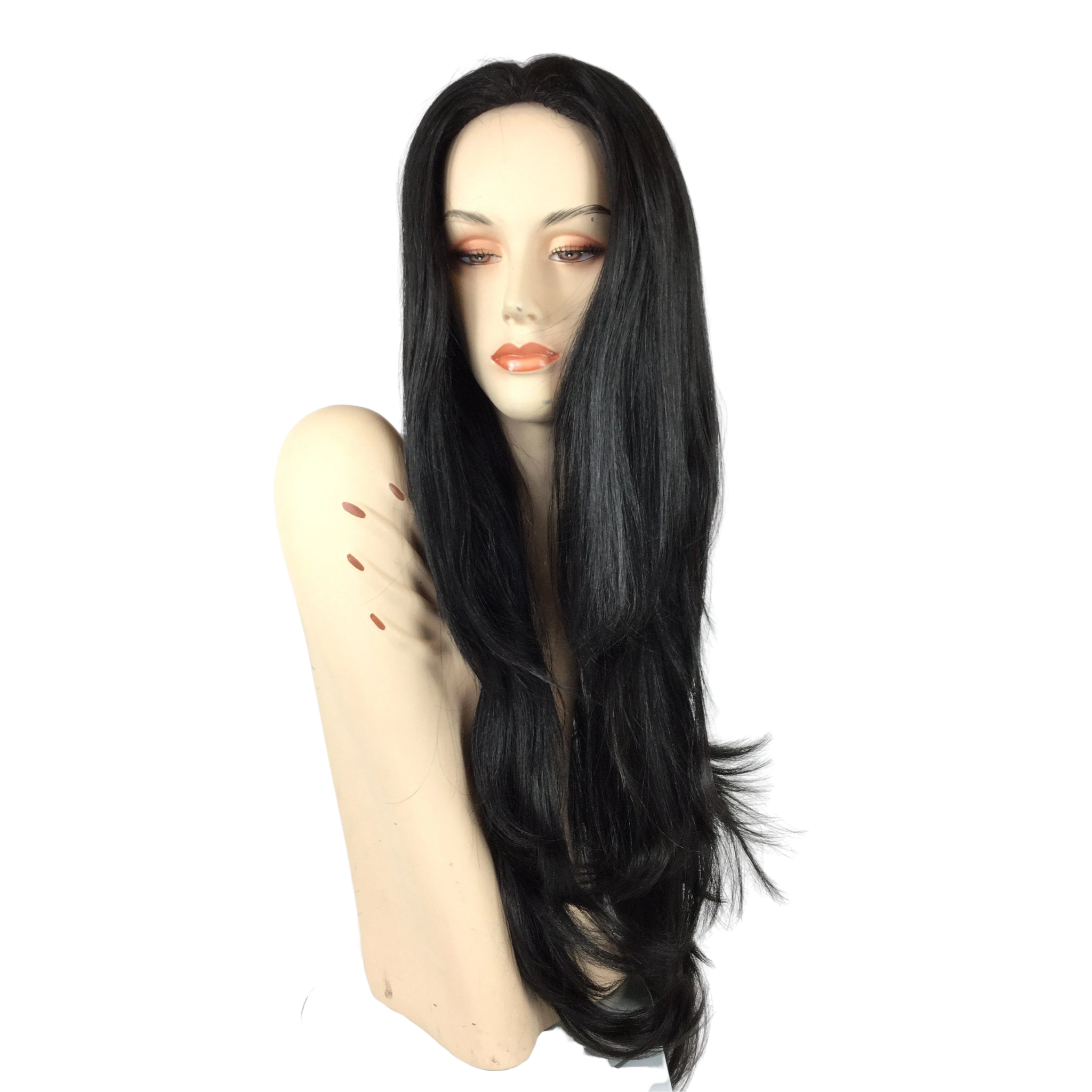 MORTICIA ADDAMS Theatrical Costume Glamour Wig