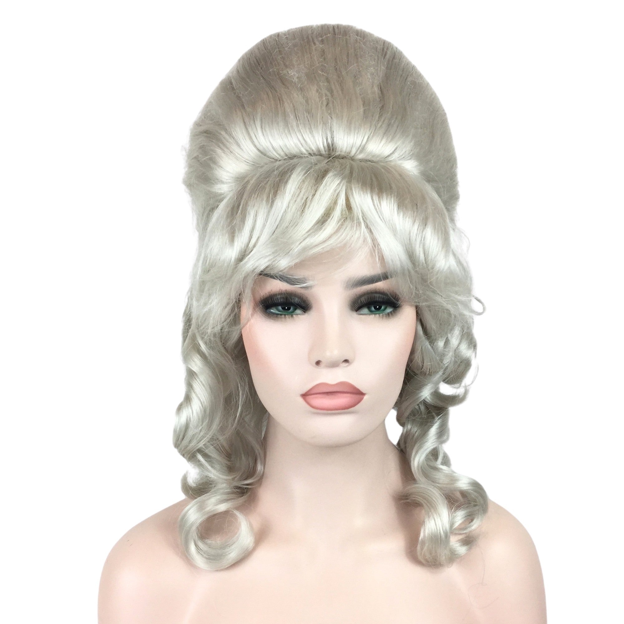 1960’s Retro Curly Beehive Theatrical Wig in Natural Colors