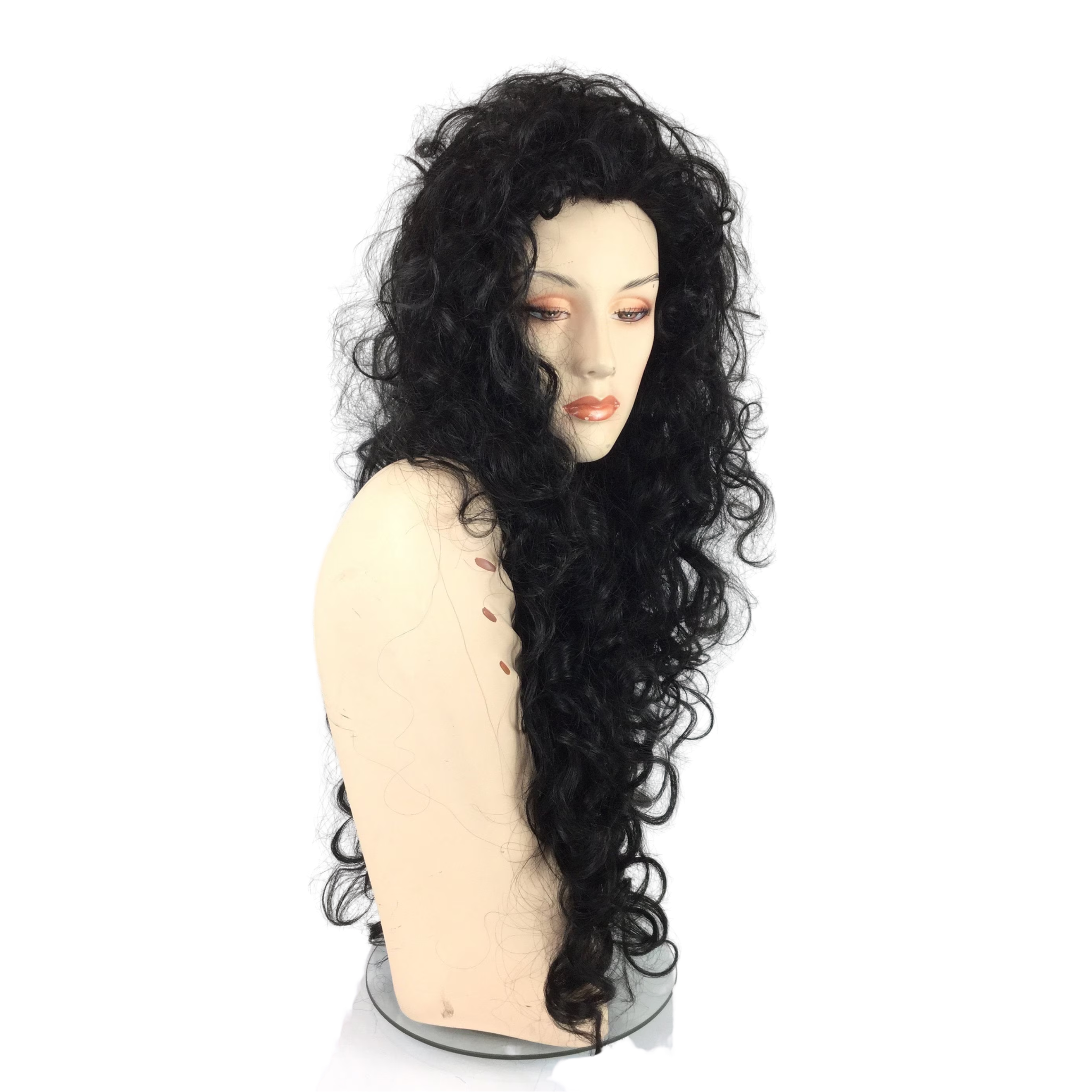 1990's CHER Theatrical Long Curly Costume Wig