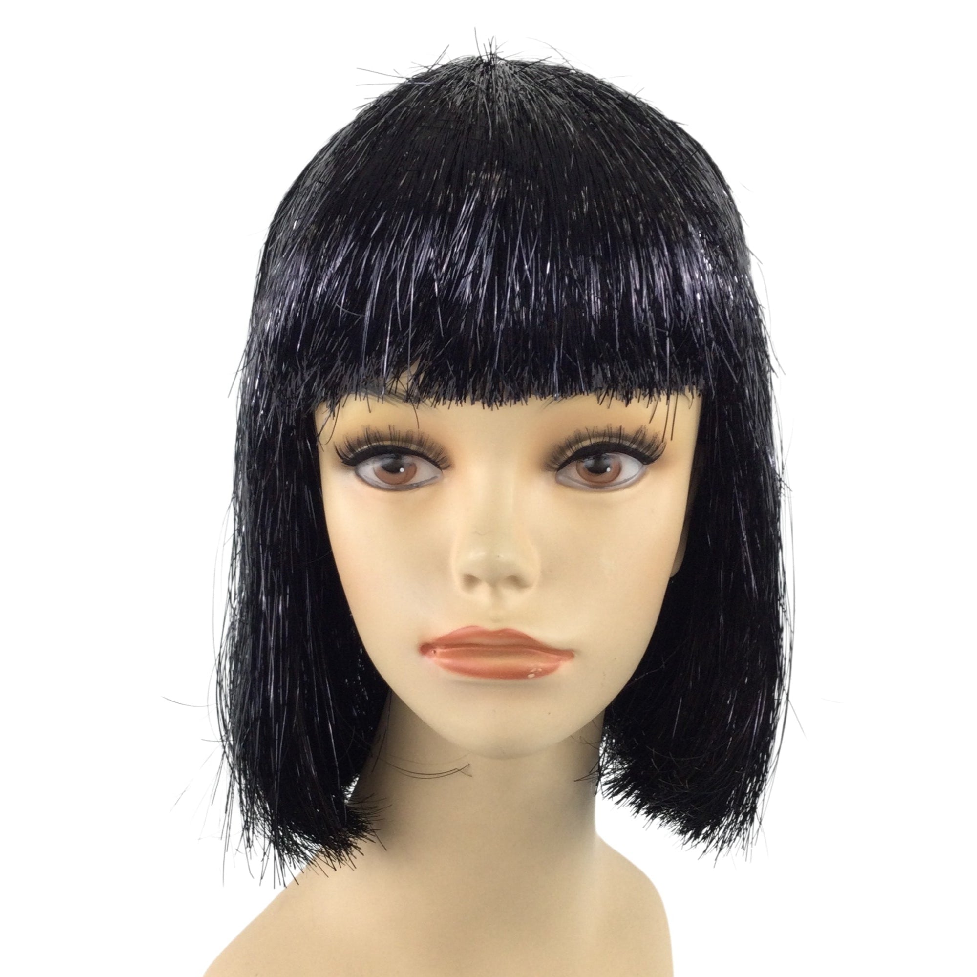 SPARKLE Tinsel Theatrical Costume Wig - 3 Colors