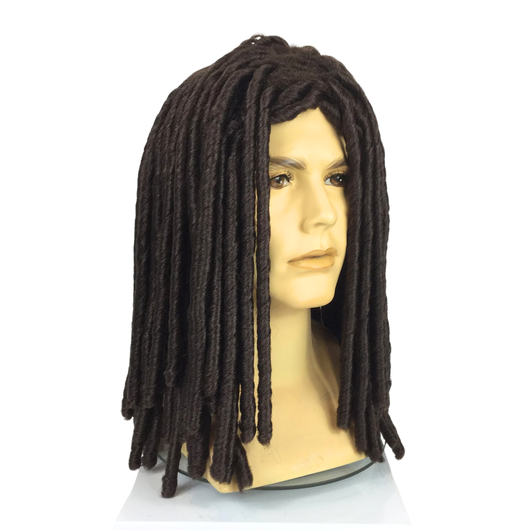 Dread Lock Rasta Theatrical Costume Wig in Natural Colors