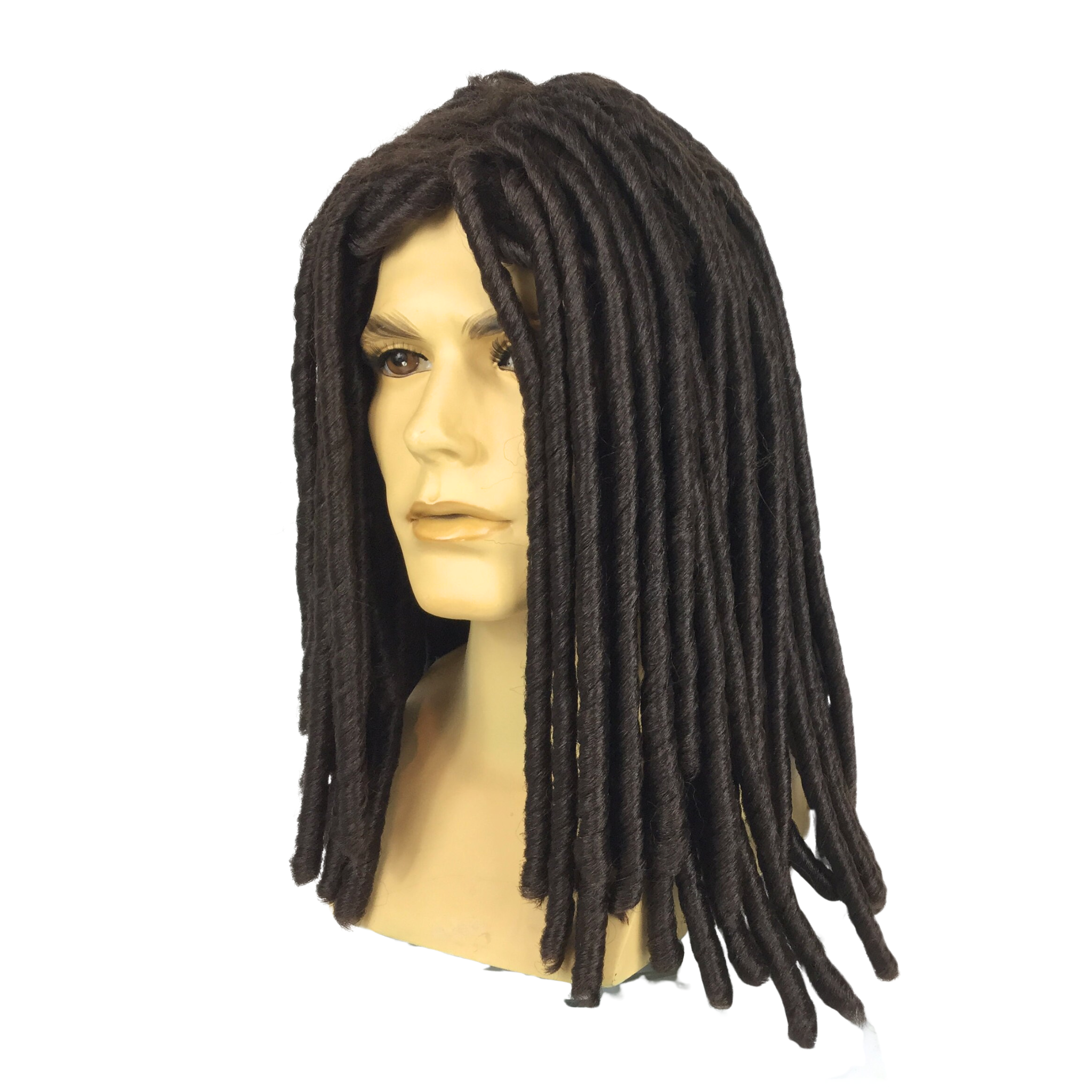 Dread Lock Rasta Theatrical Costume Wig in Natural Colors