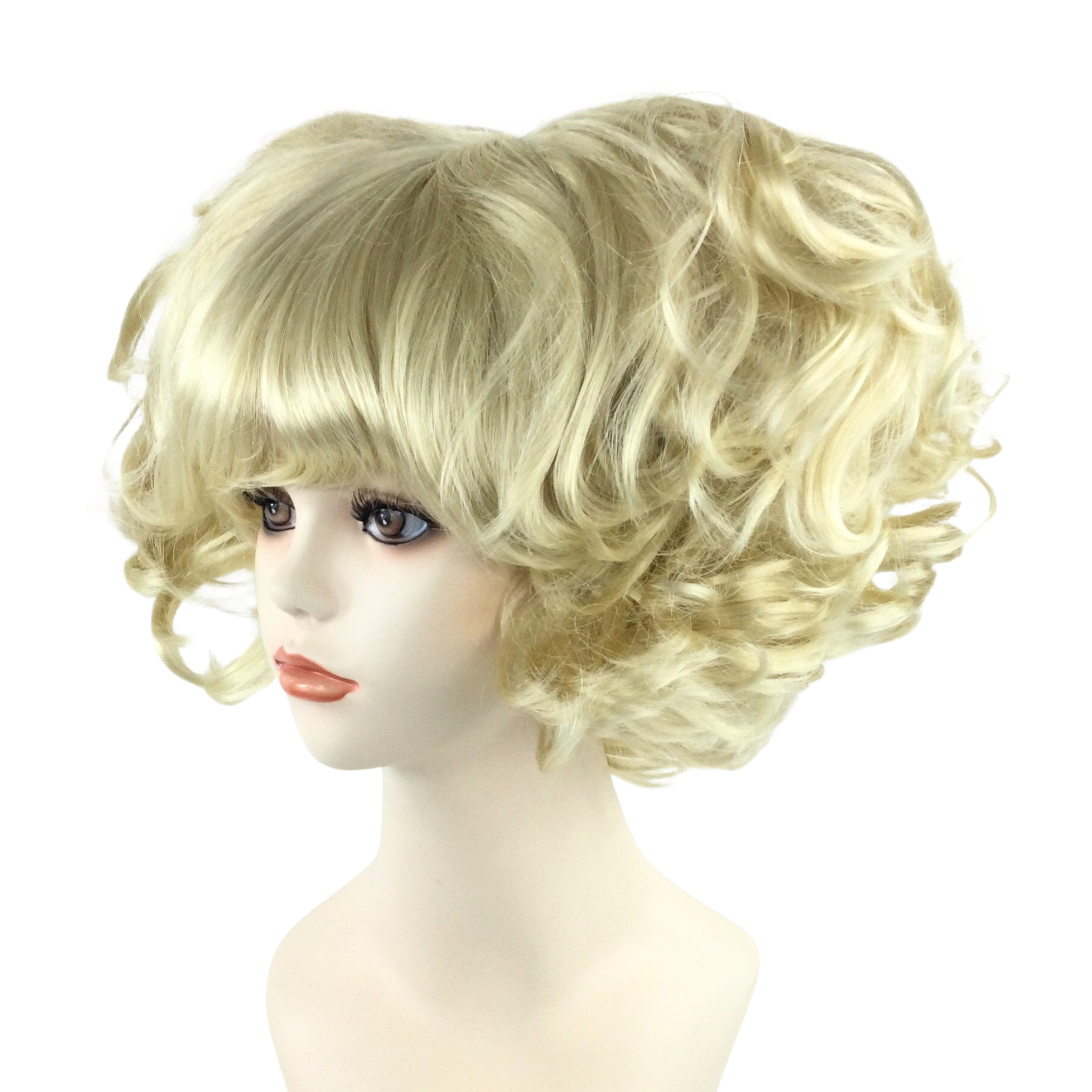 POM-POM Rave/Anime Theatrical Costume Wig in Natural Colors