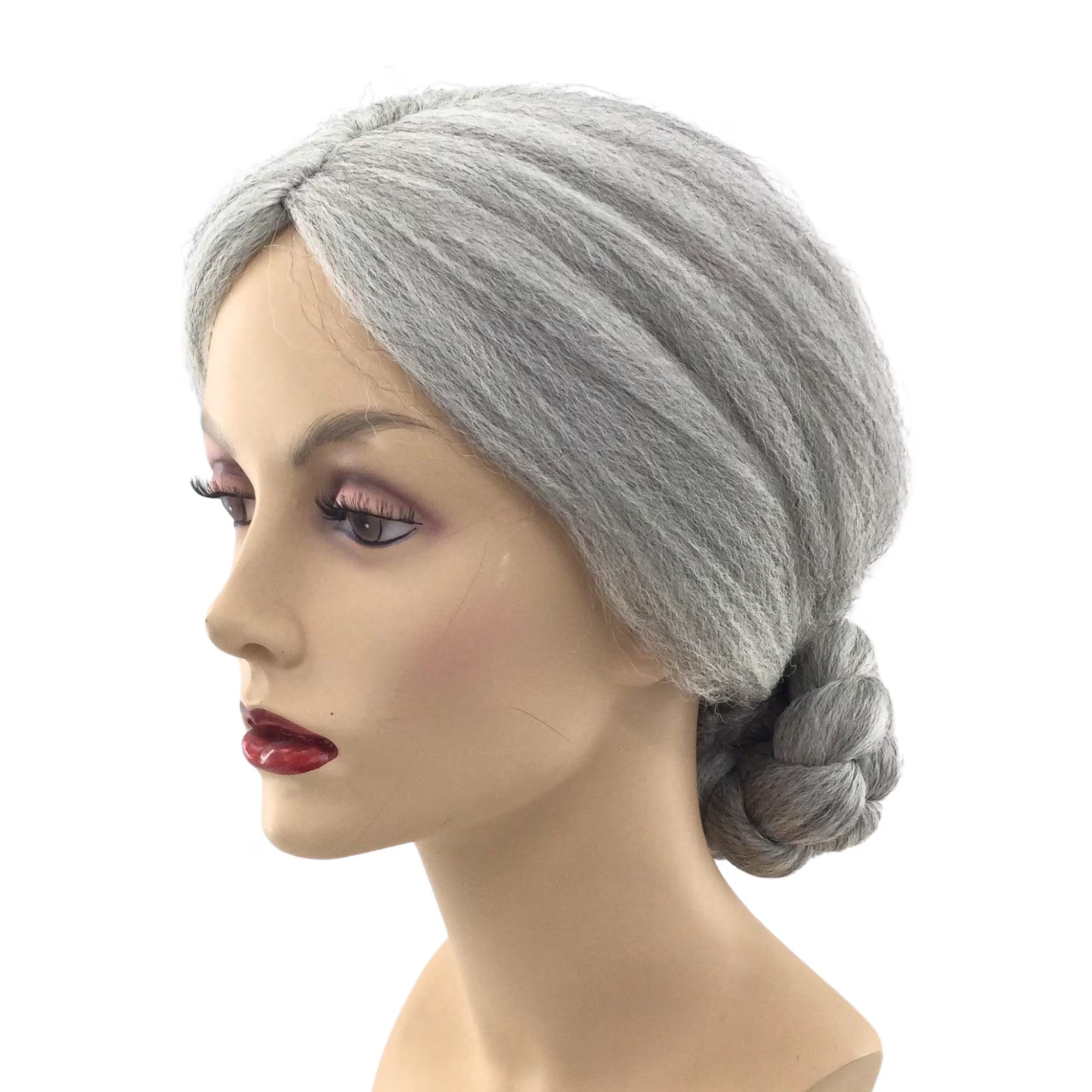Psycho Old Lady Style Theatrical Costume Wig