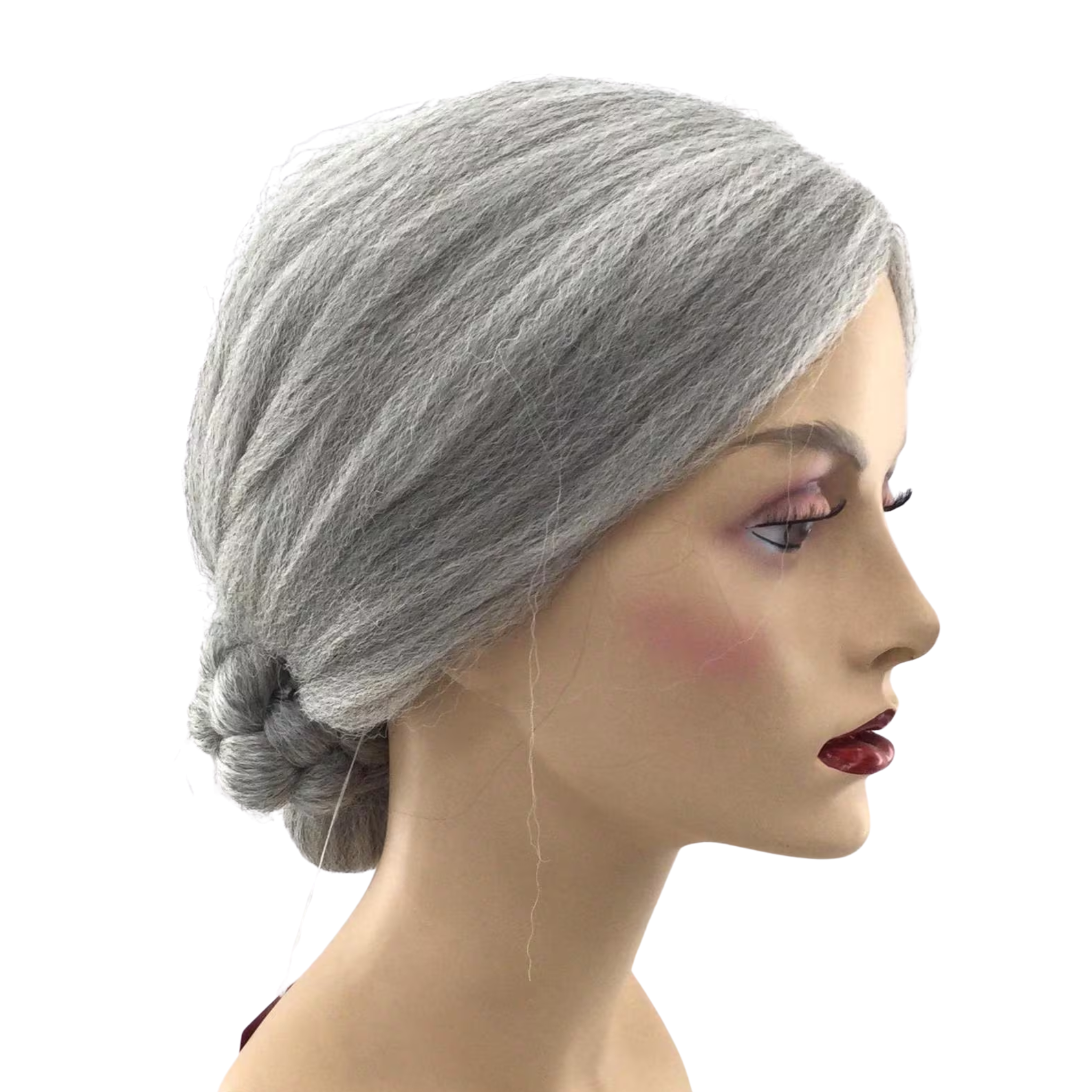 Psycho Old Lady Style Theatrical Costume Wig