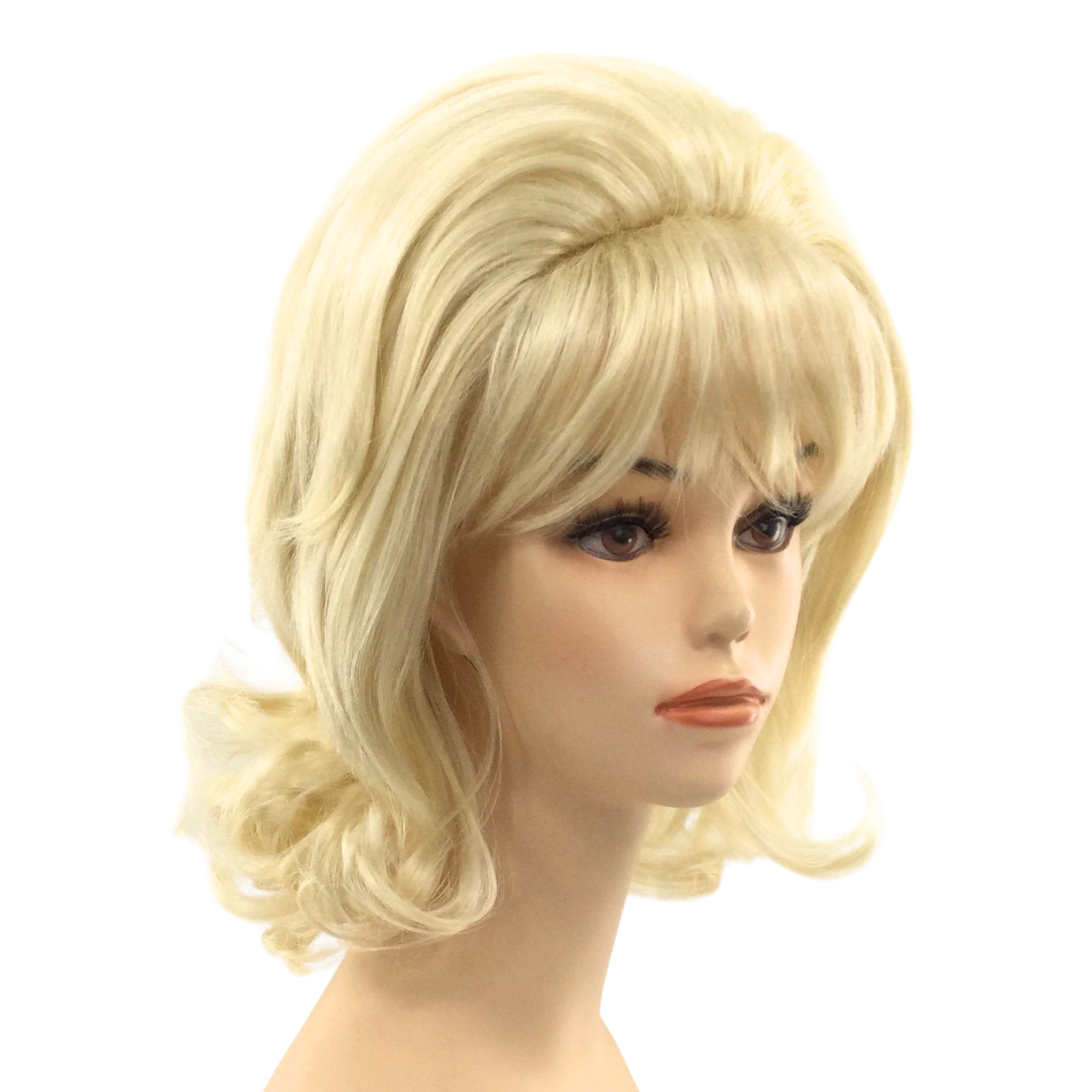 1960’s Retro-Chic Peggy Sue Beehive Natural Color Theatrical Wig