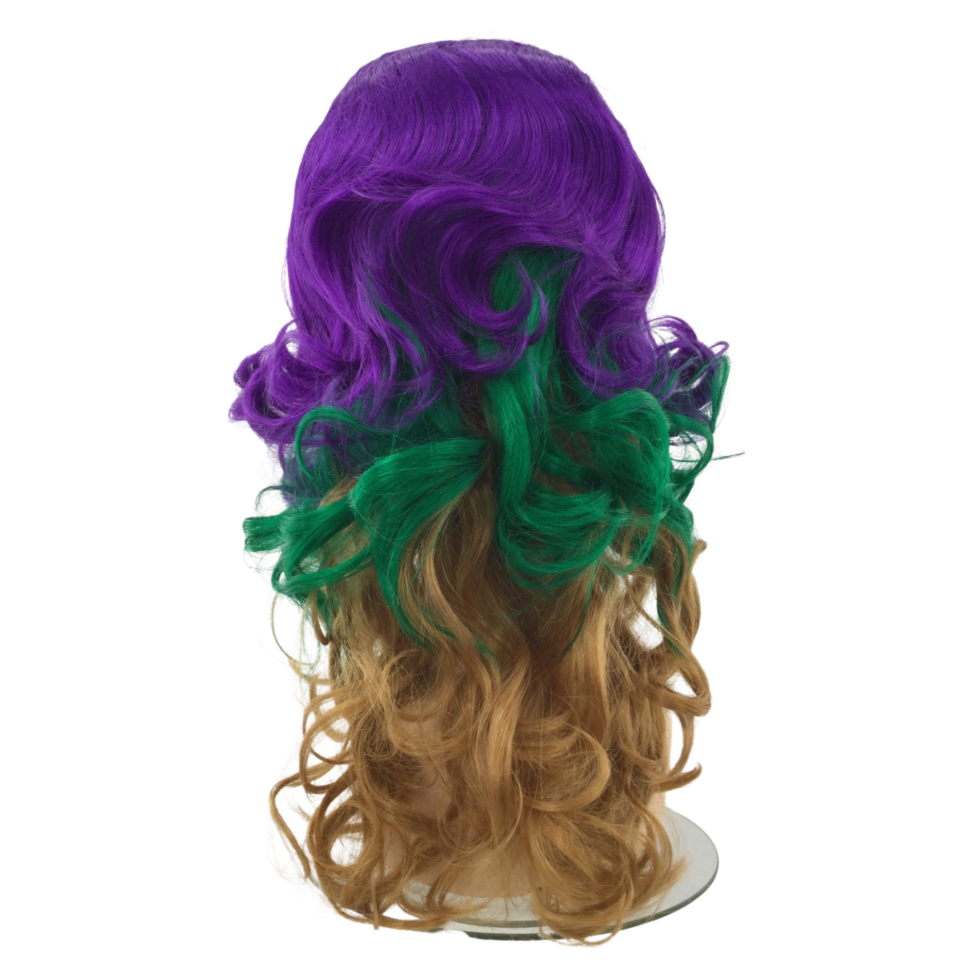 MARDI GRAS Premium Beehive Theatrical Wig
