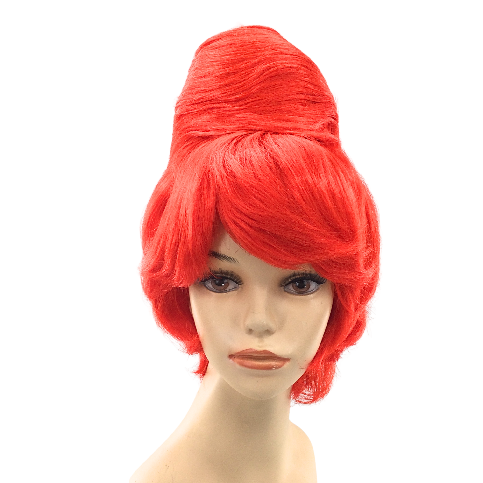1950’s Round Beehive Theatrical Wig in Fun Colors
