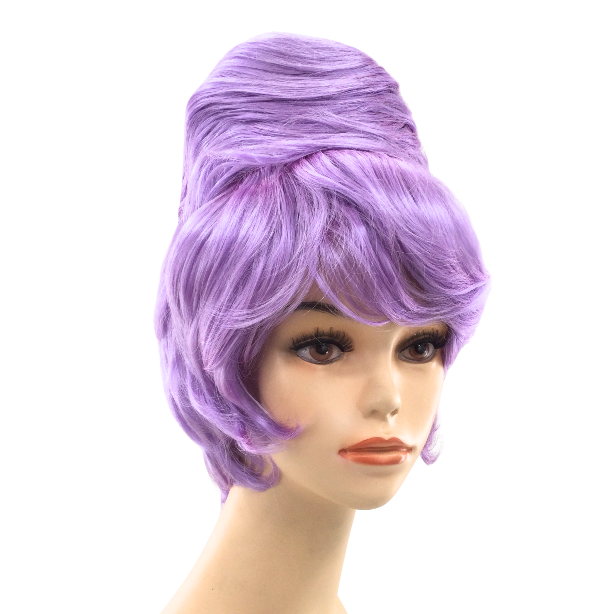 1950’s Round Beehive Theatrical Wig in Fun Colors