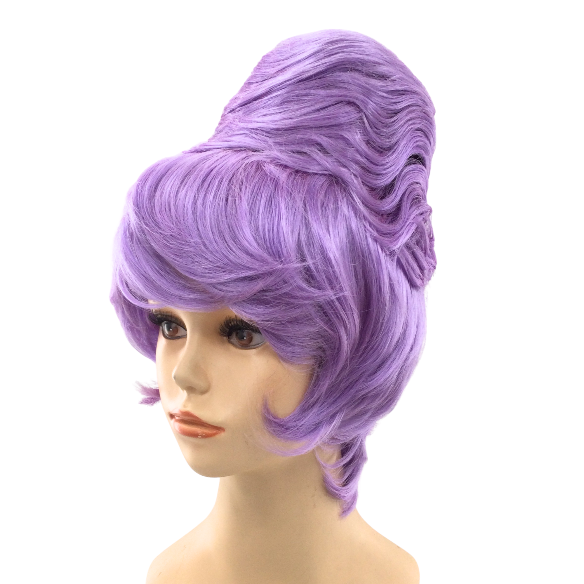 1950’s Round Beehive Theatrical Wig in Fun Colors