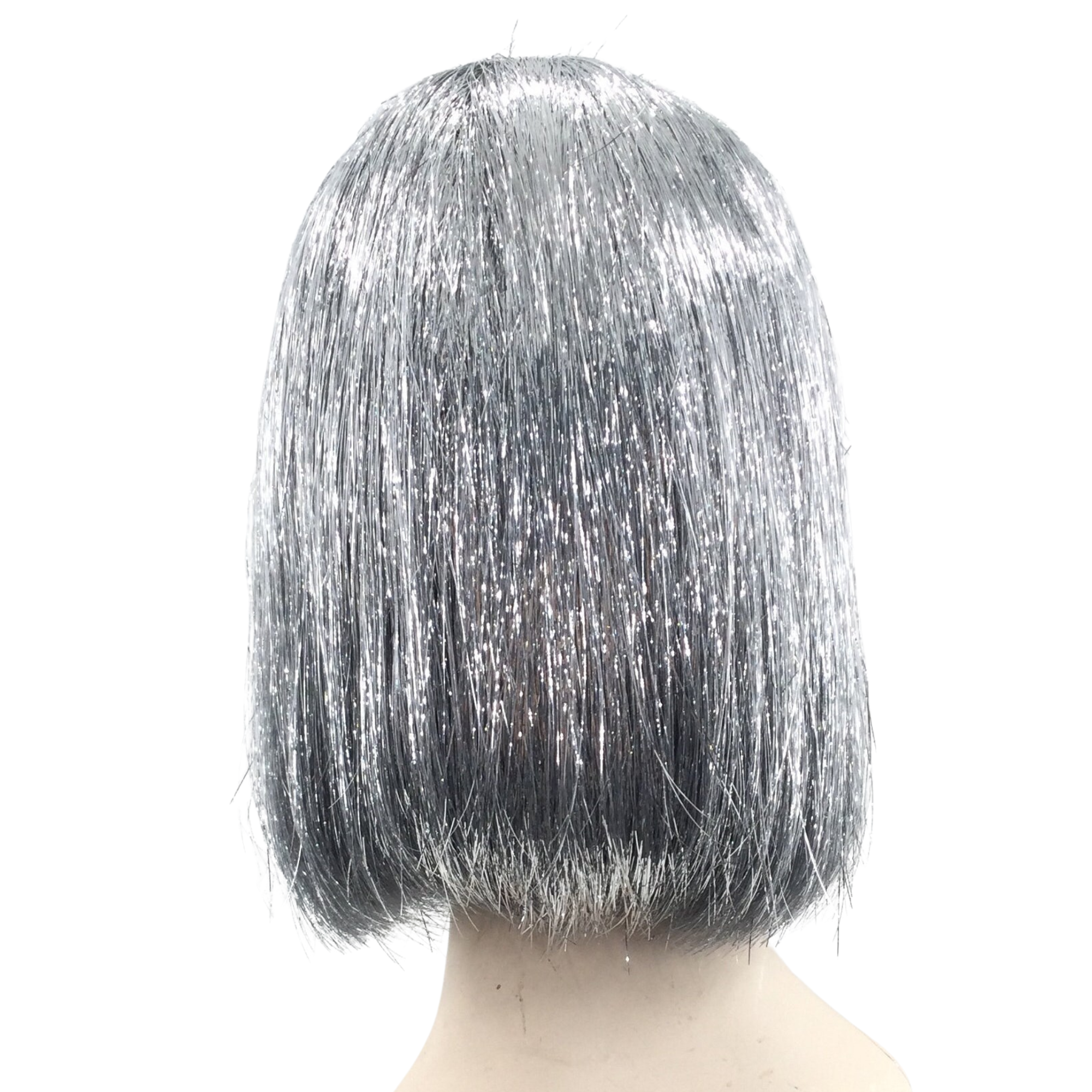 SPARKLE Tinsel Theatrical Costume Wig - 3 Colors