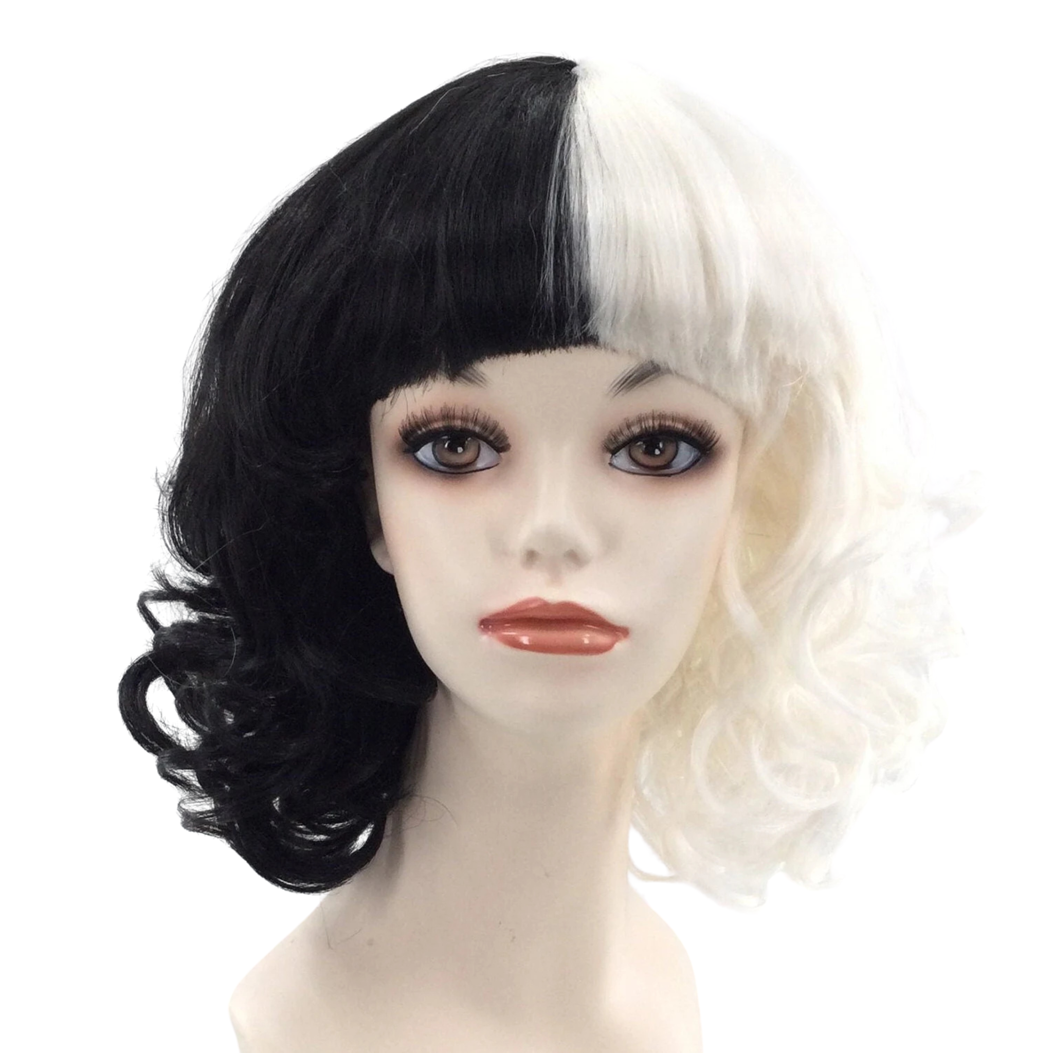 CRUELLA Inspired Theatrical Costume Wig