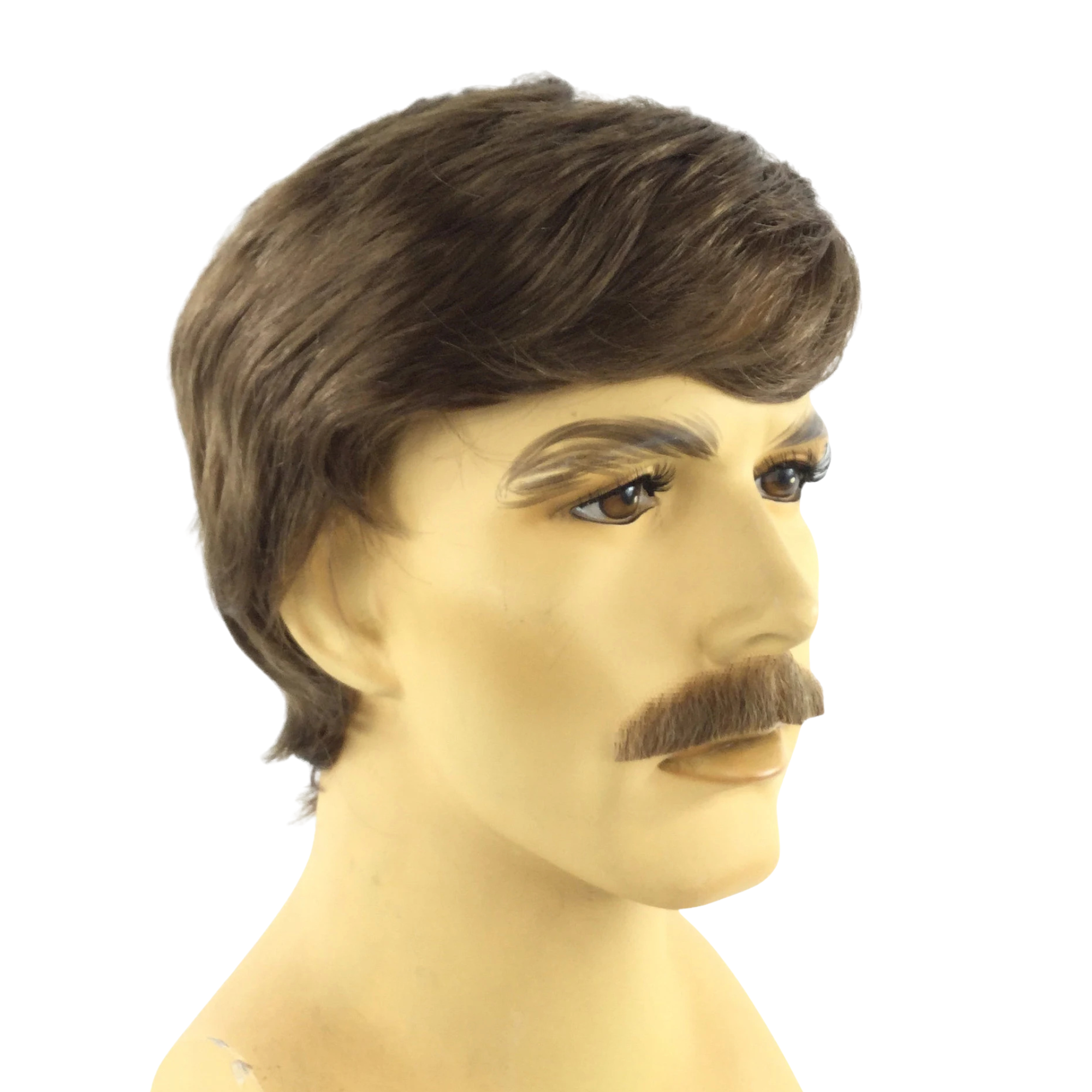 UNCLE RICO Theatrical Wig & Mustache Set